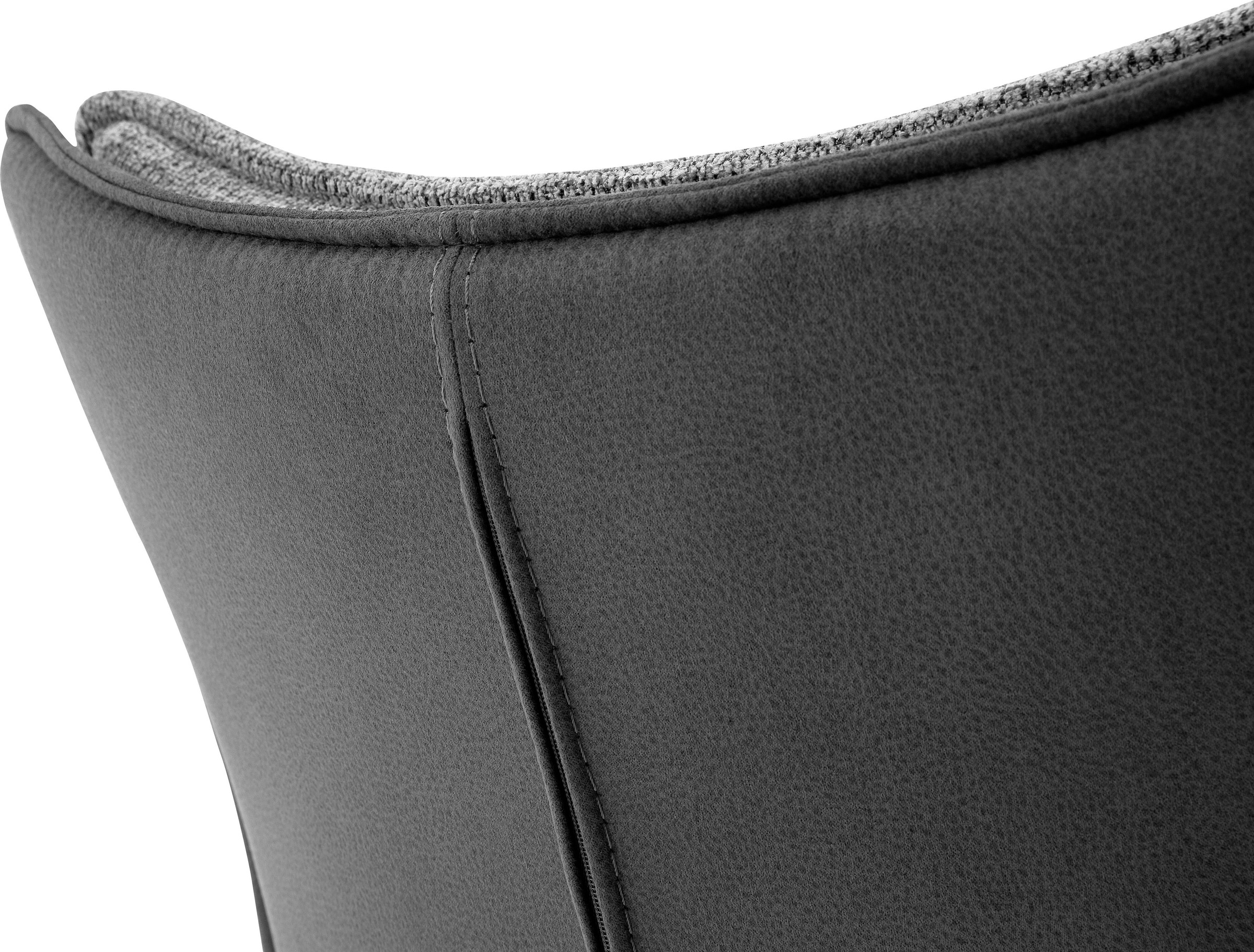 MCA furniture 4-Fußstuhl »Kitami«, (Set), 2 St., Esszimmerstuhl drehbar 360° mit Nivellierung, Stoffbezug, bis 120 kg