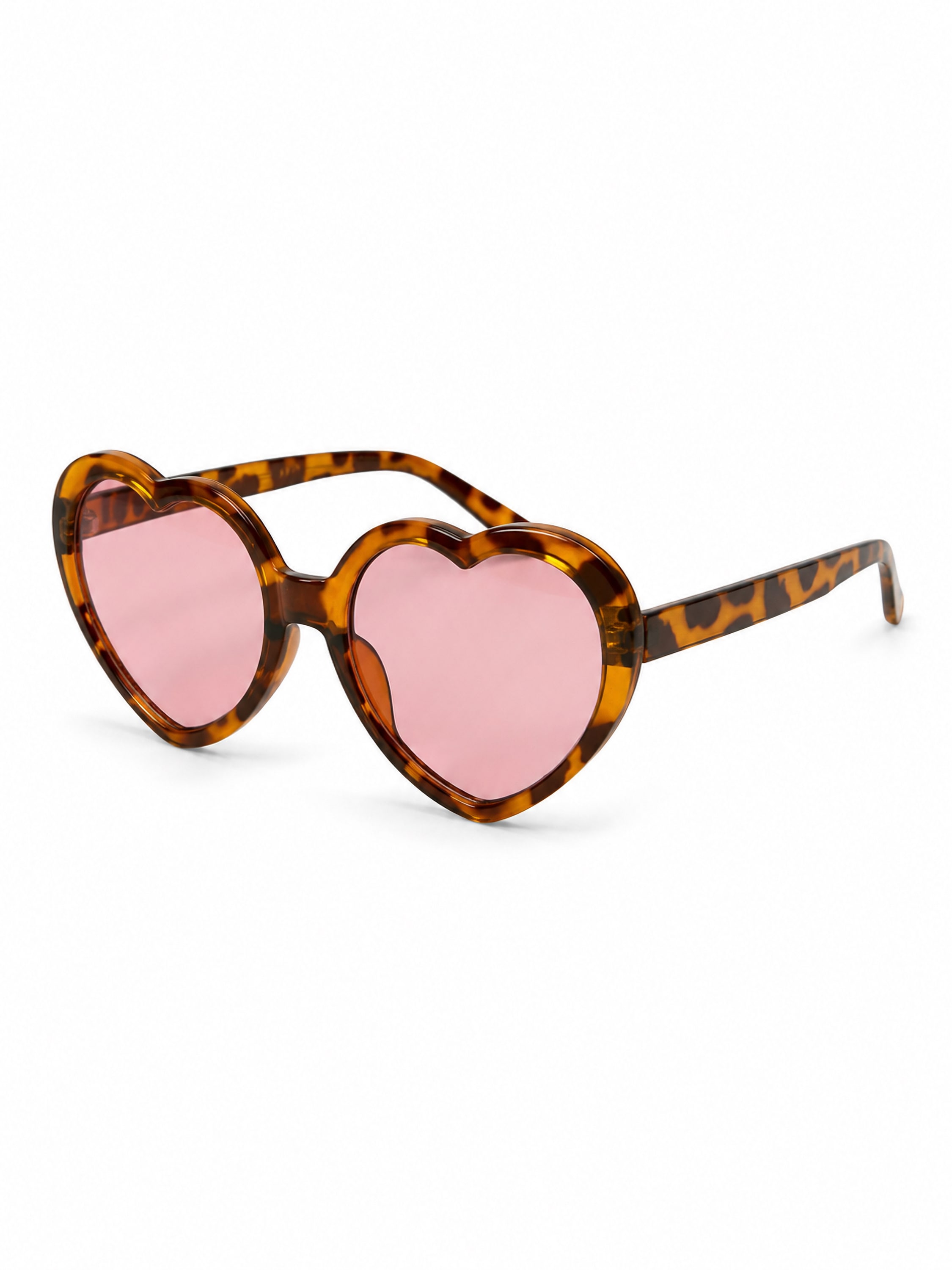 COLLEZIONE ALESSANDRO Sonnenbrille "Heart" Rahmen in Leooptik