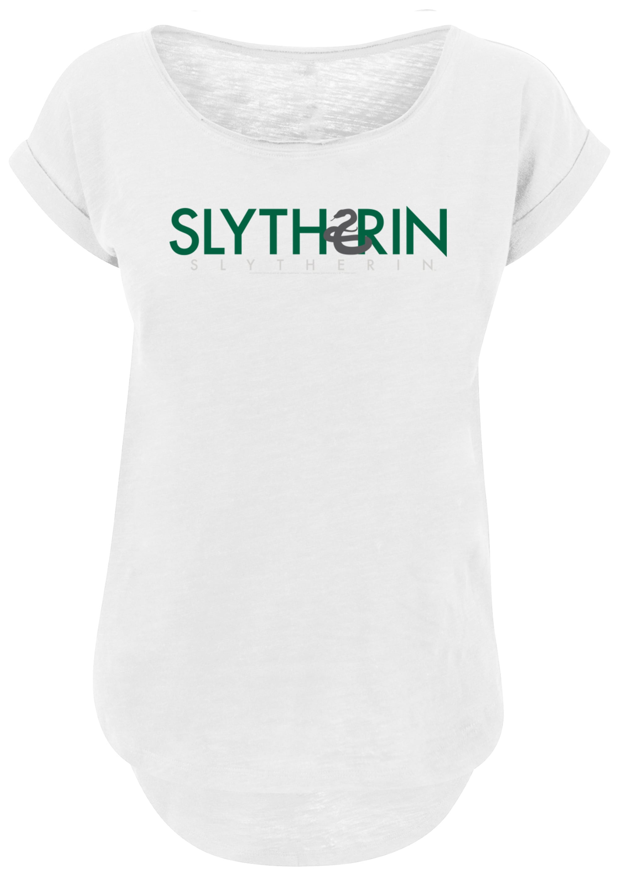 F4NT4STIC T-Shirt »Harry Potter Slytherin Text«, Print