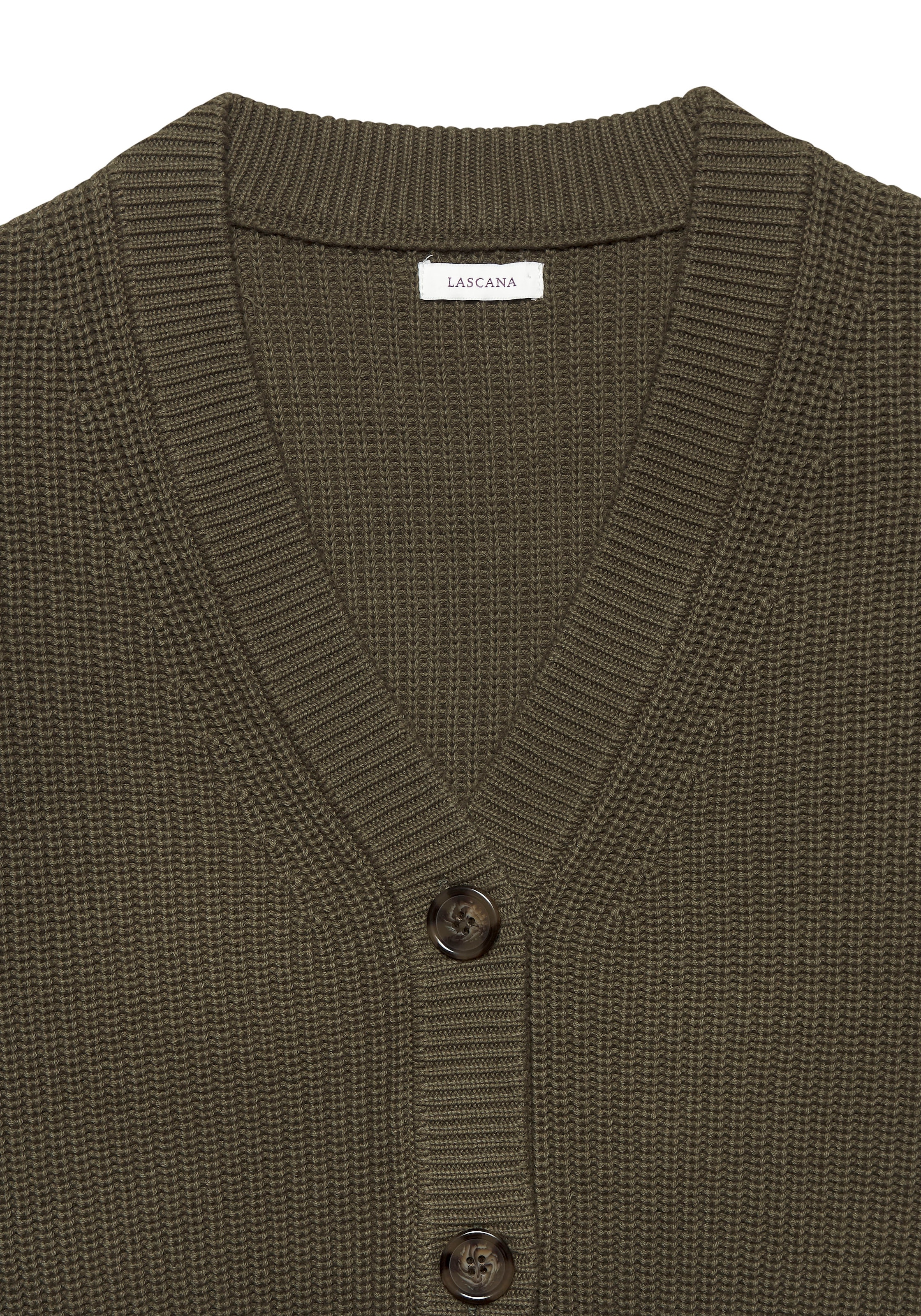 LASCANA Strickjacke, mit V-Neck
