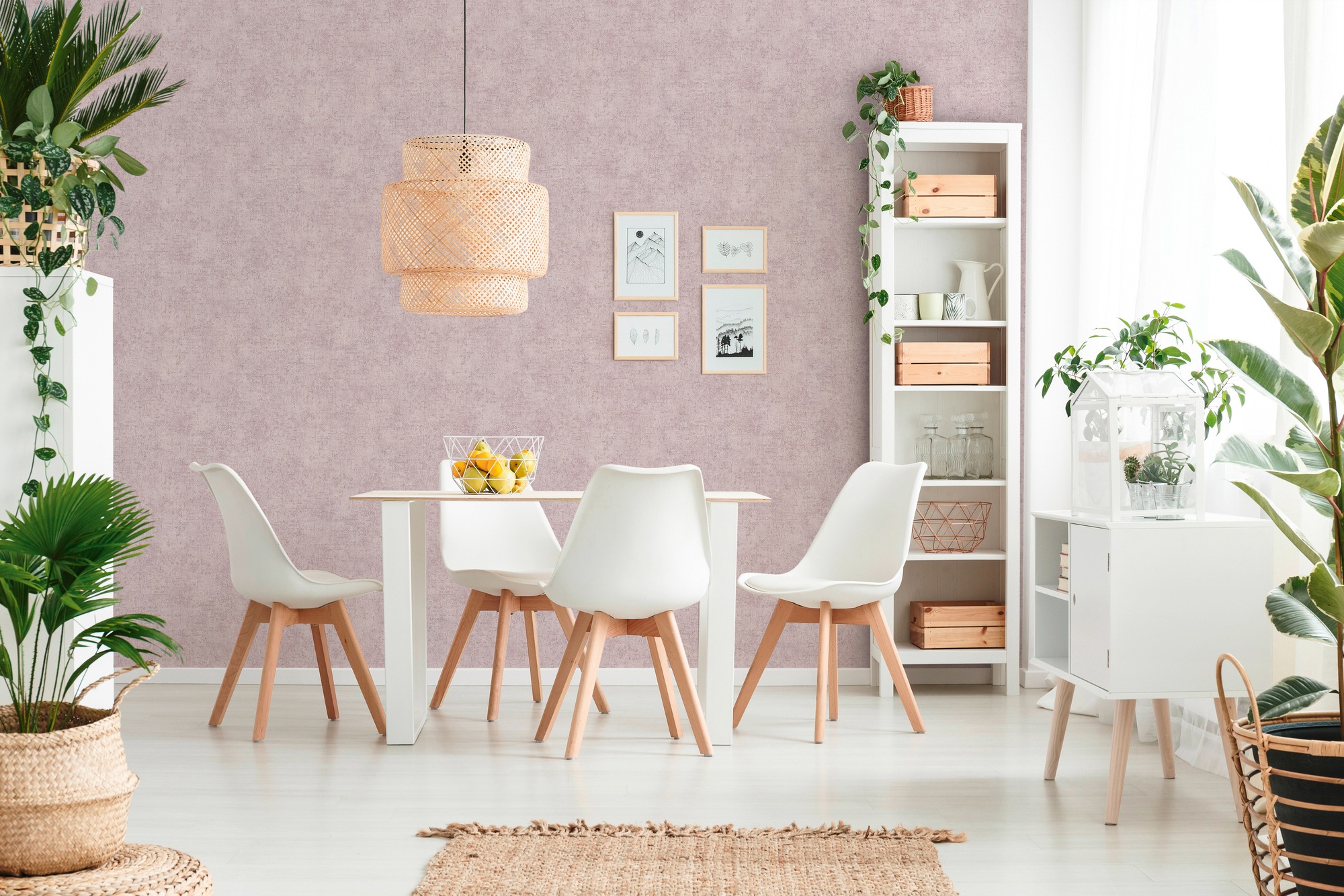 A.S. Création Vliestapete »Trendwall«, gemustert-Motiv-abstrakt, einfarbige Tapete Uni Tapeten Wohnzimmer Schlafzimmer Küche Flur Optik