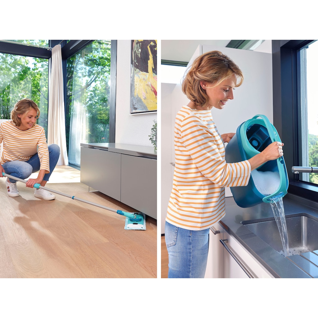 Leifheit Bodenwischer-Set »Clean Twist M Ergo mobile«, (Set)