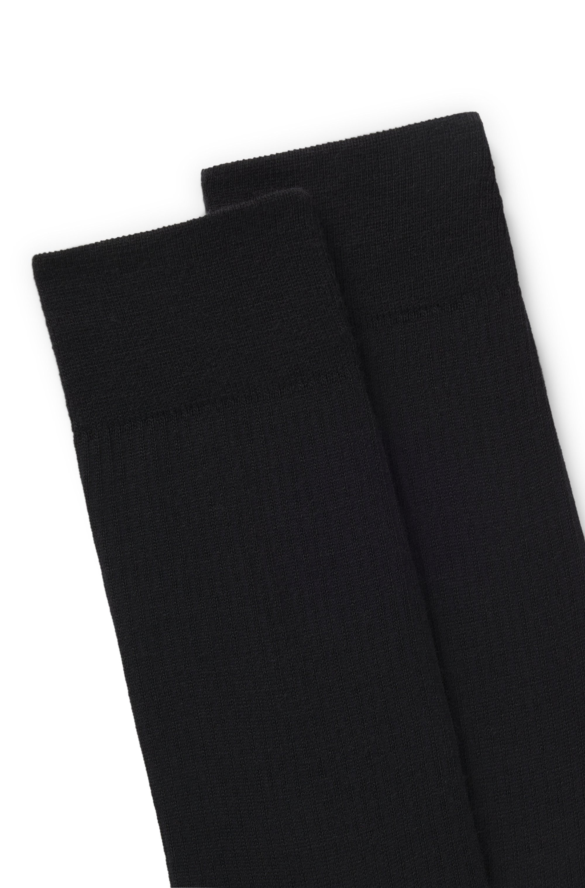 BOSS Businesssocken »2P RS RIB Uni WO« 2 Paar tlg. mittelhoch, gerippt