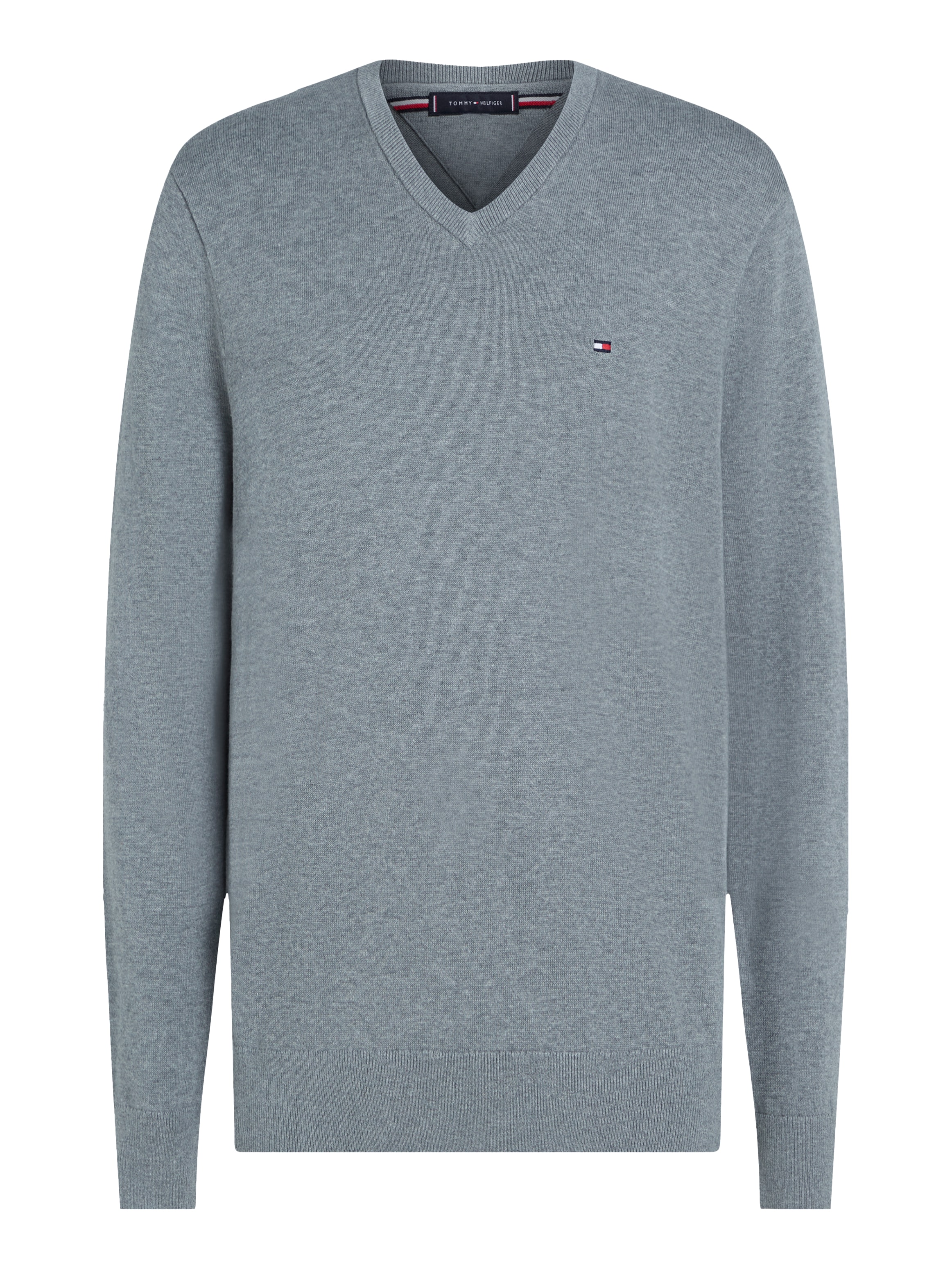 Tommy Hilfiger Strickpullover »ESSENTIAL COTTON V NECK«