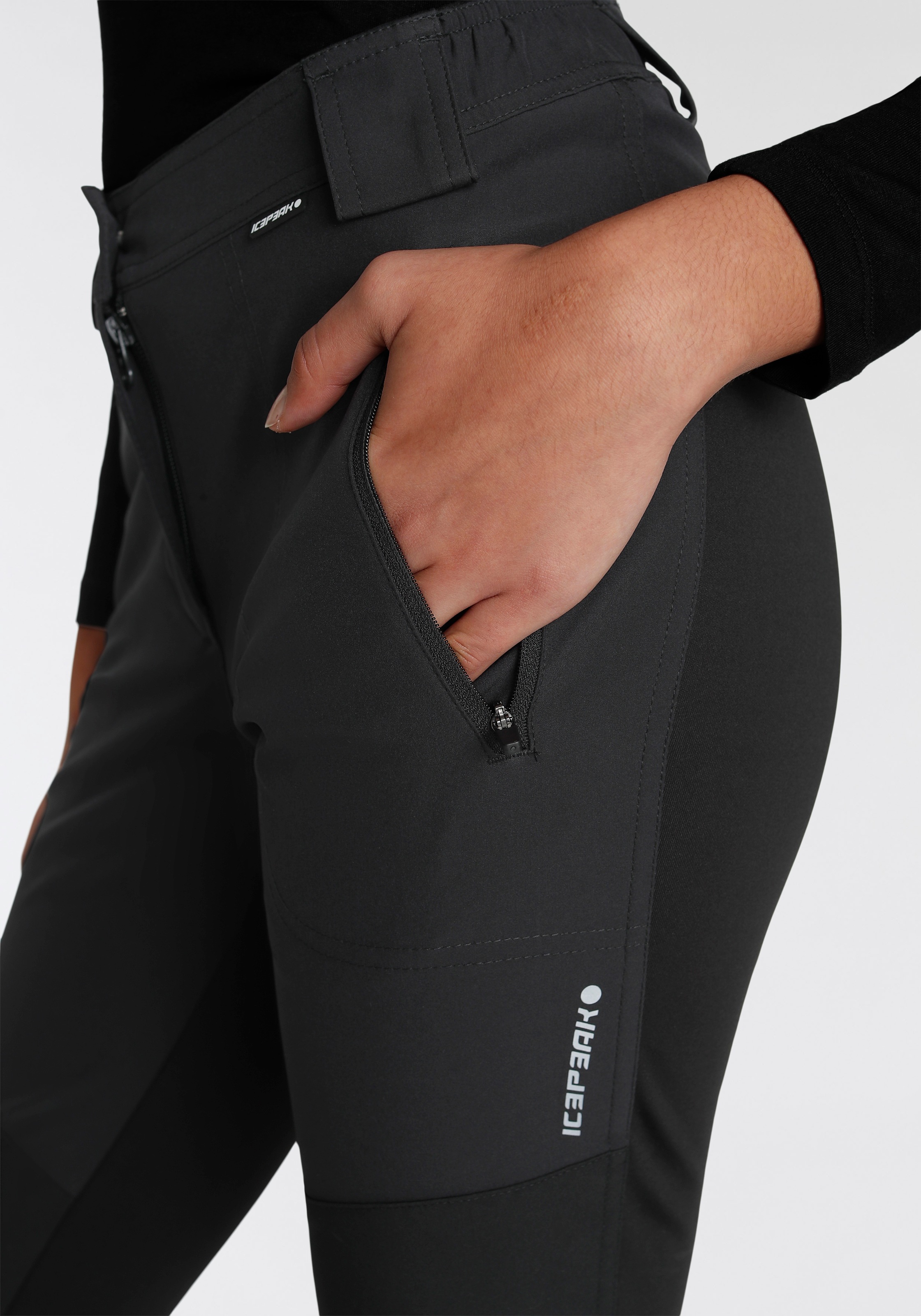 Thumbnail - Icepeak Softshellhose "DORAL" Slim fit Passform, für Outdoor-Aktivitäten