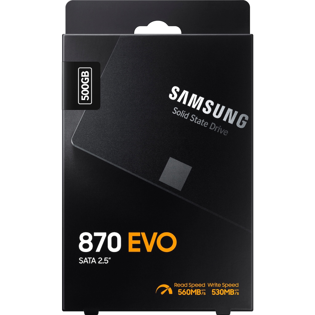 Samsung interne SSD »870 EVO«, 2,5 Zoll, Anschluss SATA III