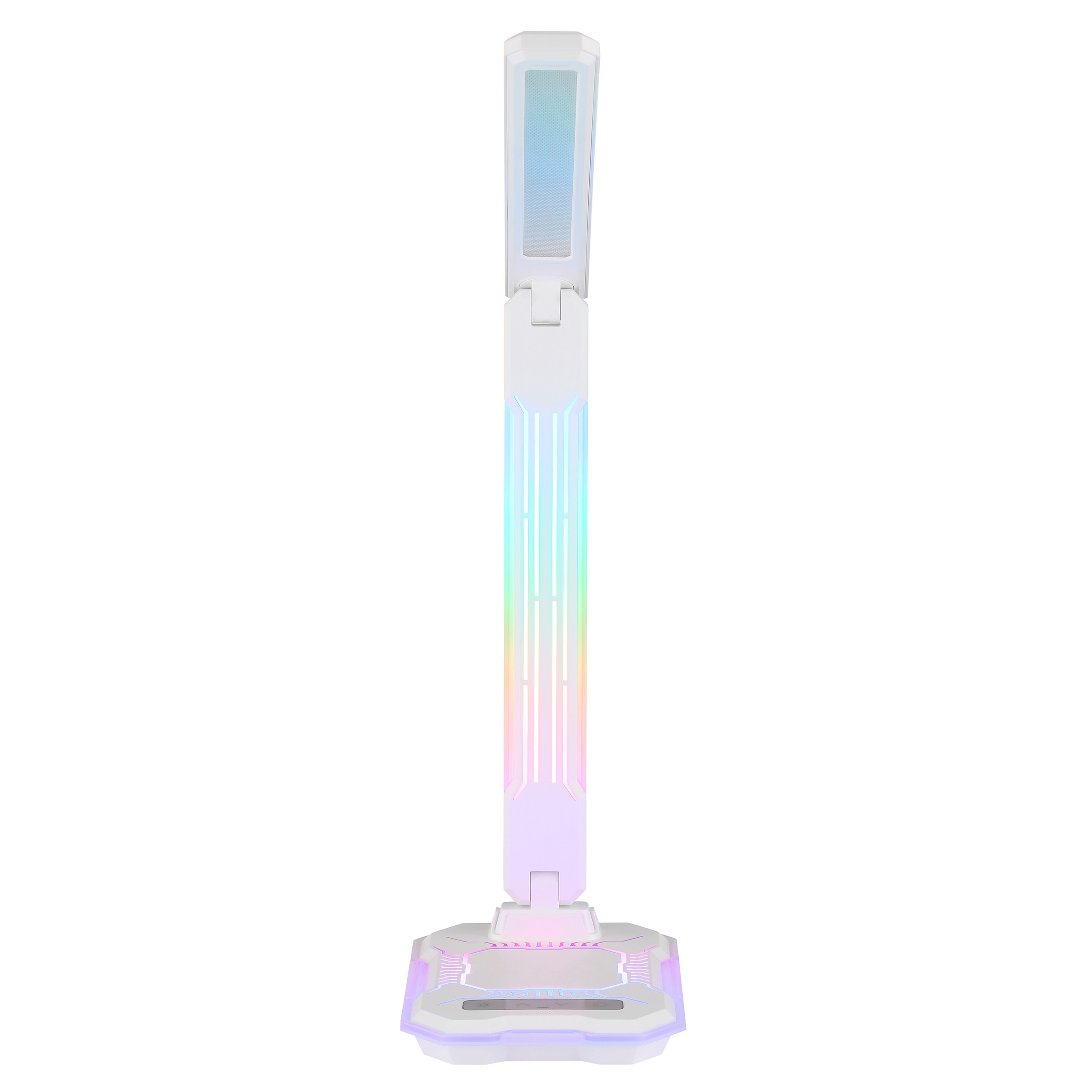 Brilliant LED Schreibtischlampe »Cyberglow« LED-Modul 1 Stk. warmweiß - kaltweiß 720 lm, 3000-5000K, RGB, Wireless Charging, 31x18 cm