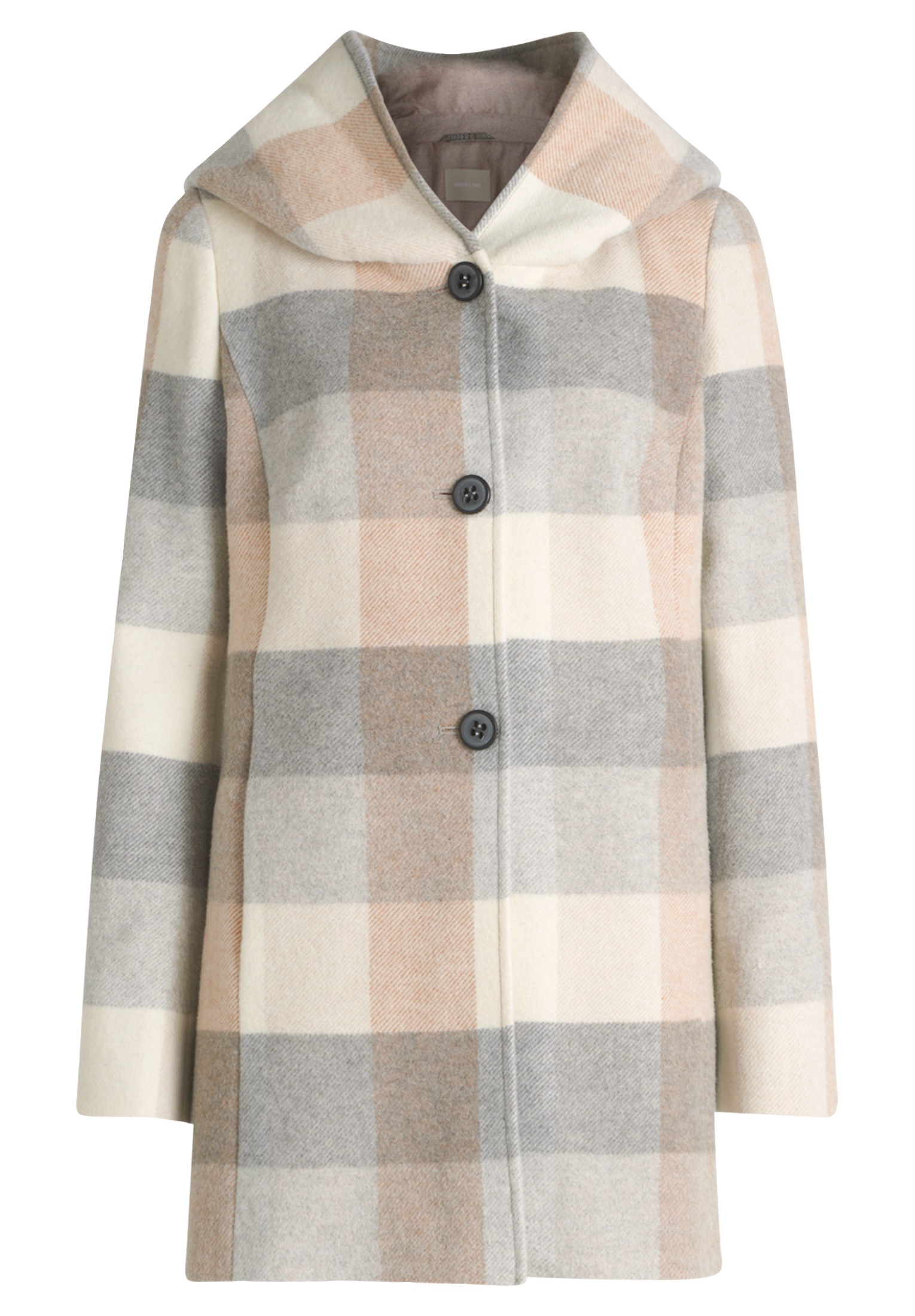 Amber & June Kurzjacke "Amber & June Damen Kurzmantel mit Kapuze", mit Kapu günstig online kaufen