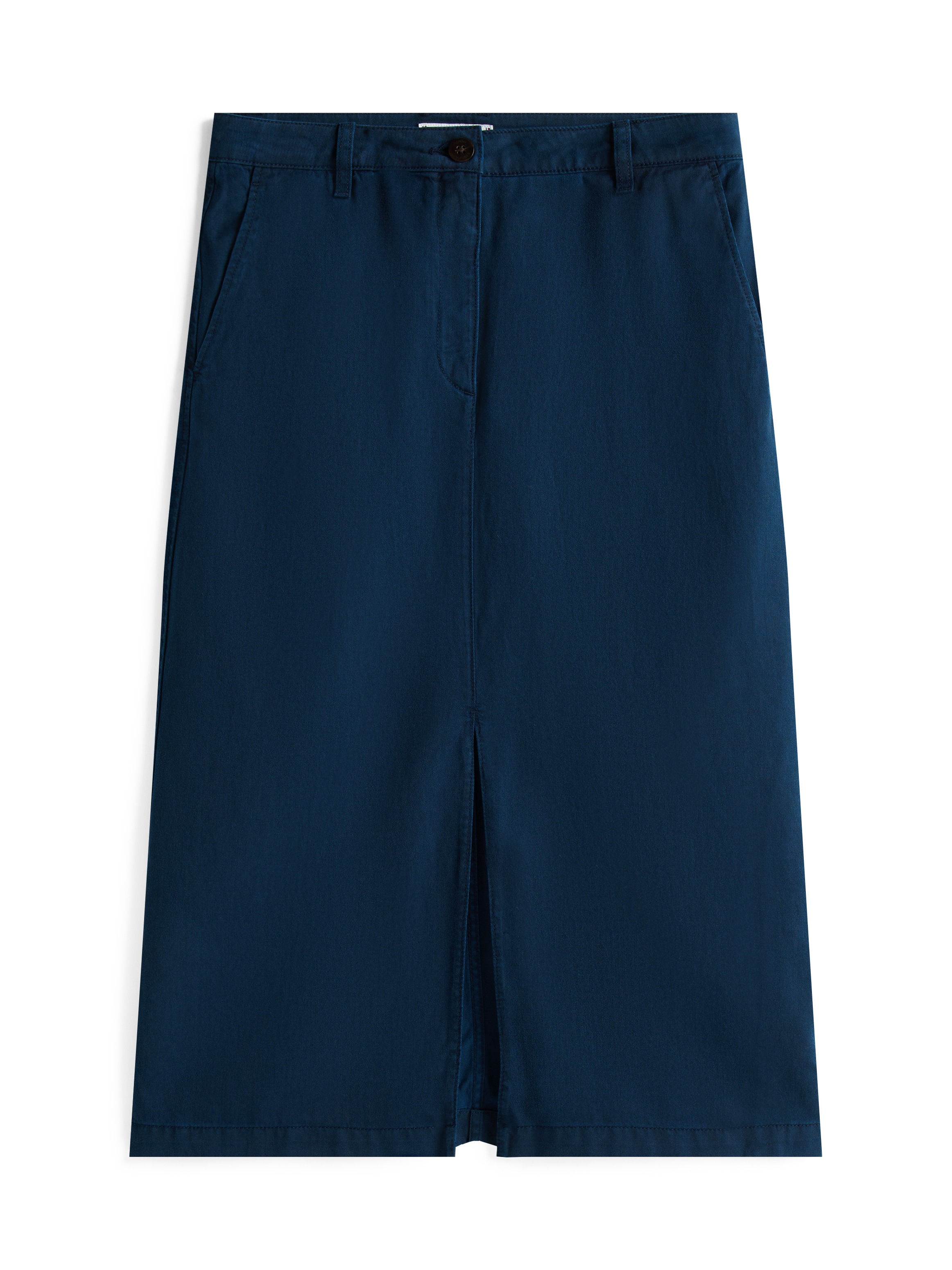 Tommy Hilfiger Webrock »CO TENCEL MIDI SKIRT«, mit Schlitz