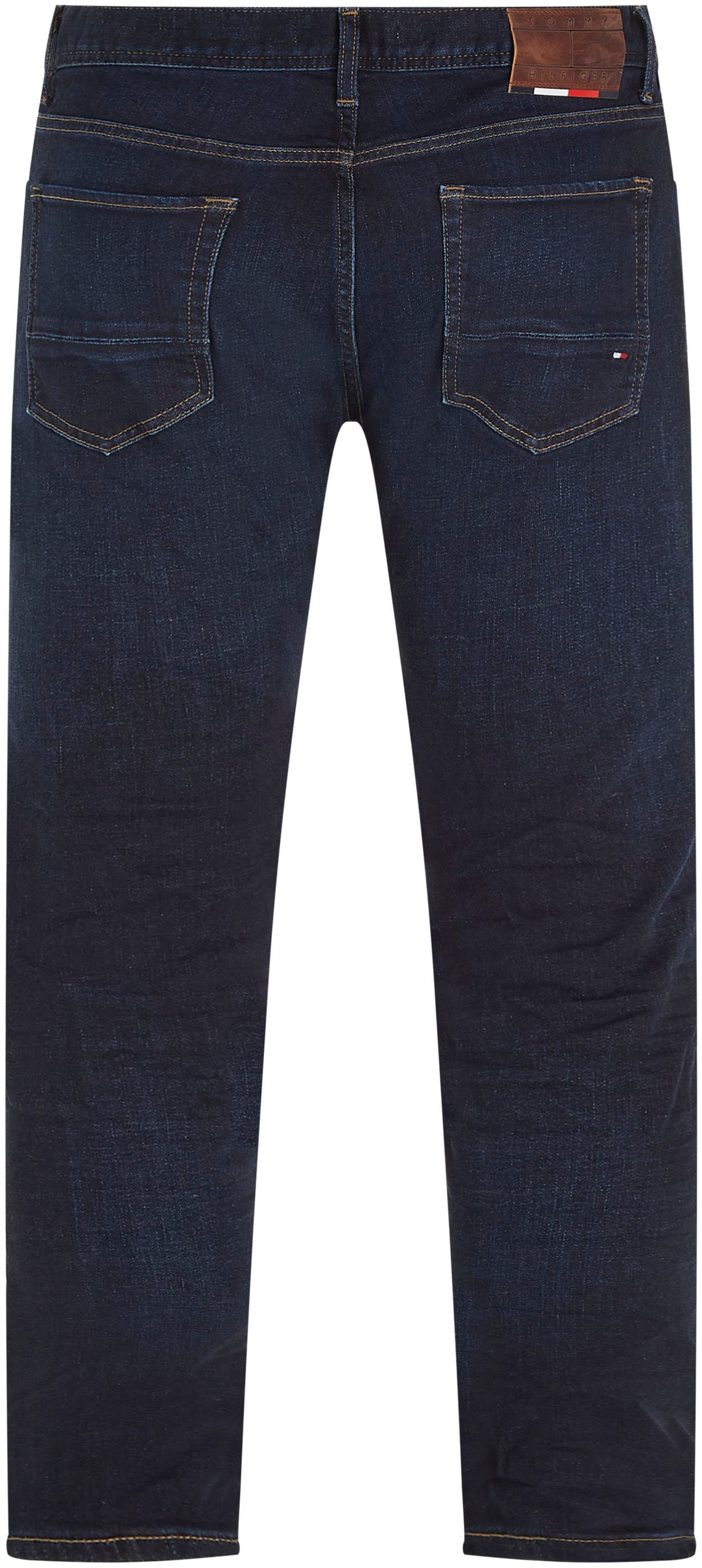 Tommy Hilfiger 5-Pocket-Jeans »SLIM BLEECKER PSTR«, mit Tommy Hilfiger Leder-Batch am hinteren Bundabschluss