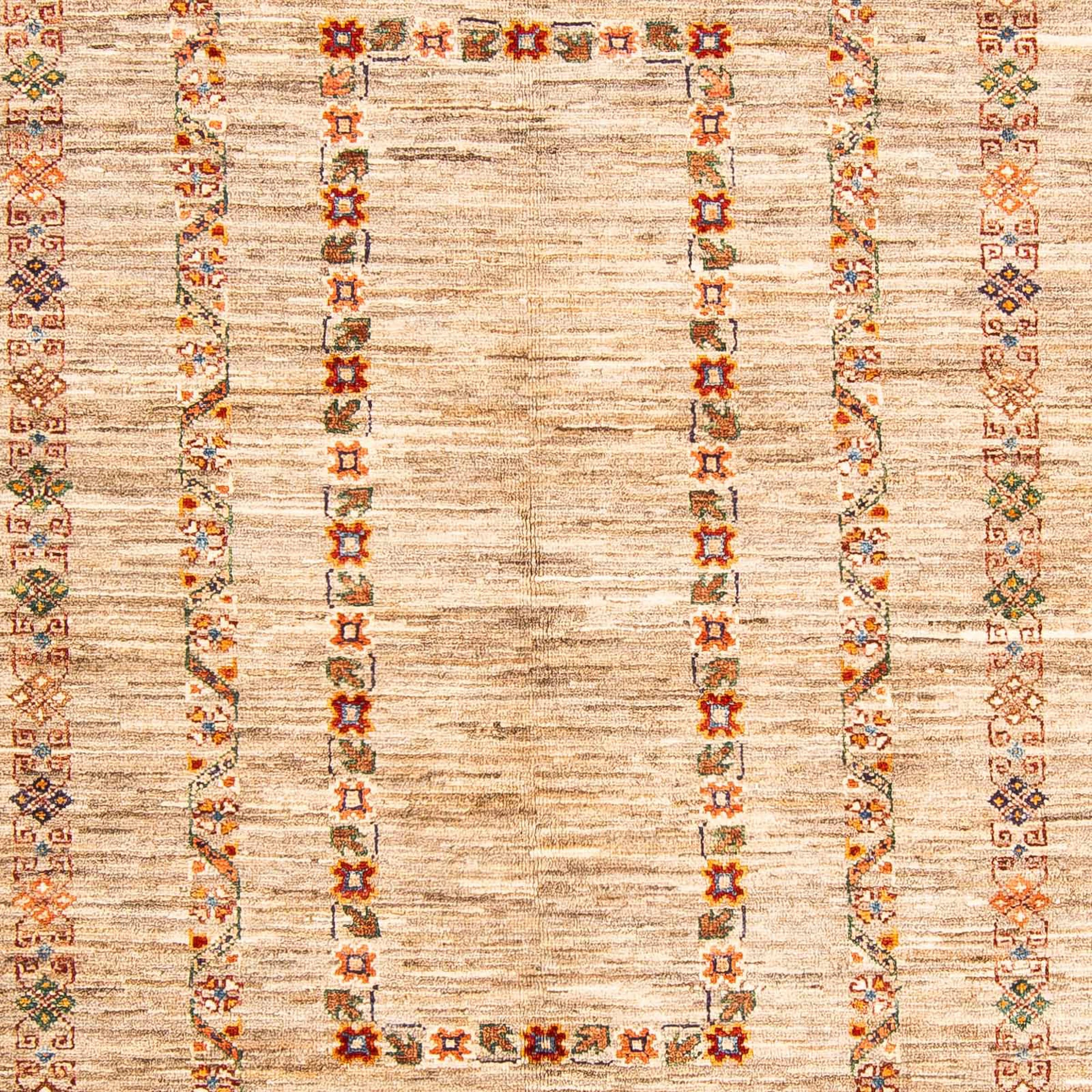 morgenland Orientteppich »Ziegler - Bachtiari - 98 x 61 cm - braun«, rechteckig, Wohnzimmer, Handgeknüpft, Einzelstück mit Zertifikat