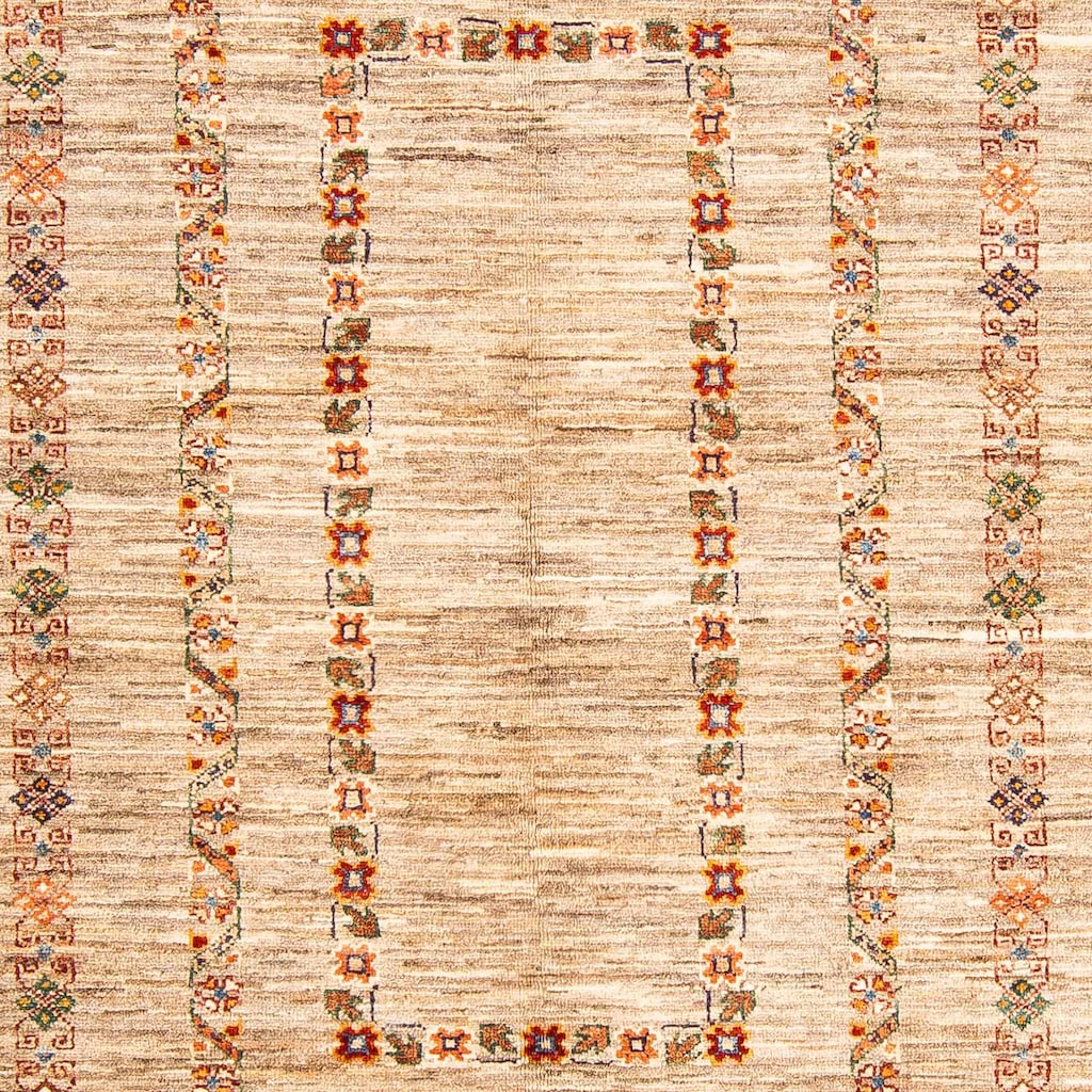 morgenland Orientteppich »Perser - Nain - 84 x 57 cm - beige«, rechteckig, Wohnzimmer, Handgeknüpft, Einzelstück mit Zertifikat