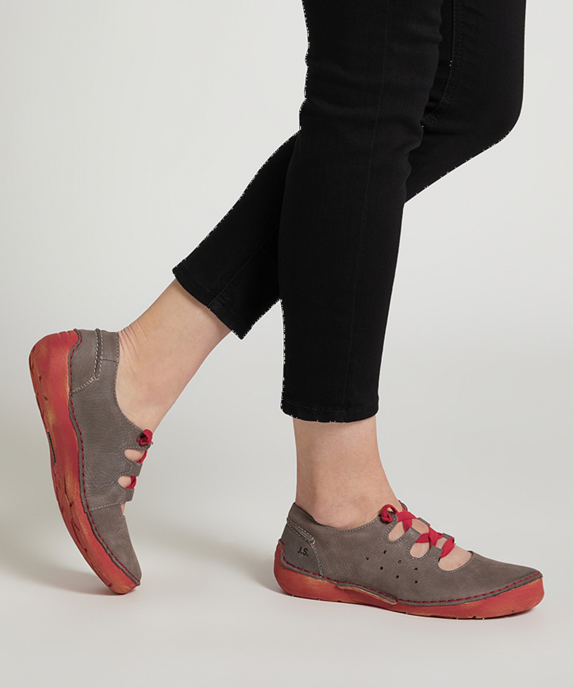 Josef Seibel Schnürschuh "Fergey 71, grau-kombi" günstig online kaufen