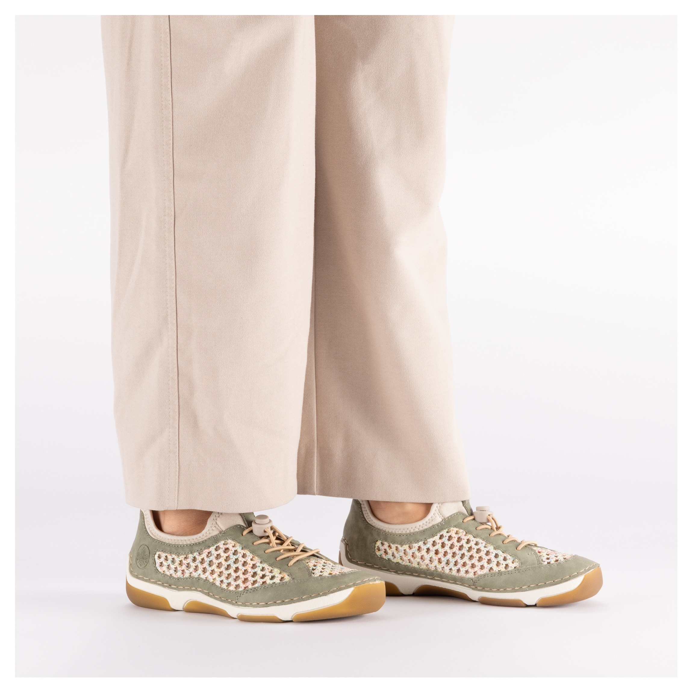 Rieker Slip-On Sneaker  Slipper, Freizeitsneaker, Halbschuh mit Schnellverschluss