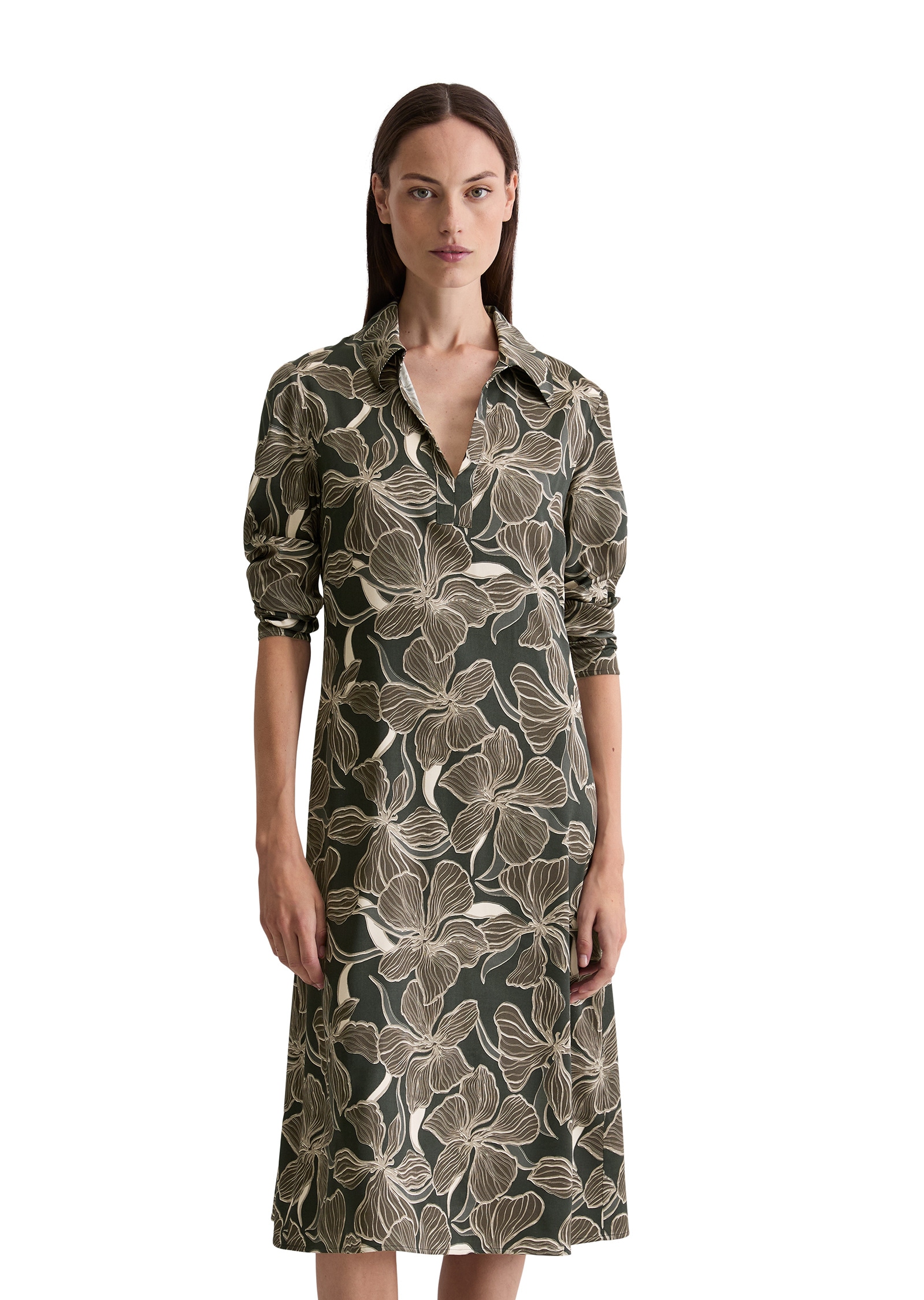 Marc OPolo Druckkleid "aus Premium Viskose-Stretch" günstig online kaufen