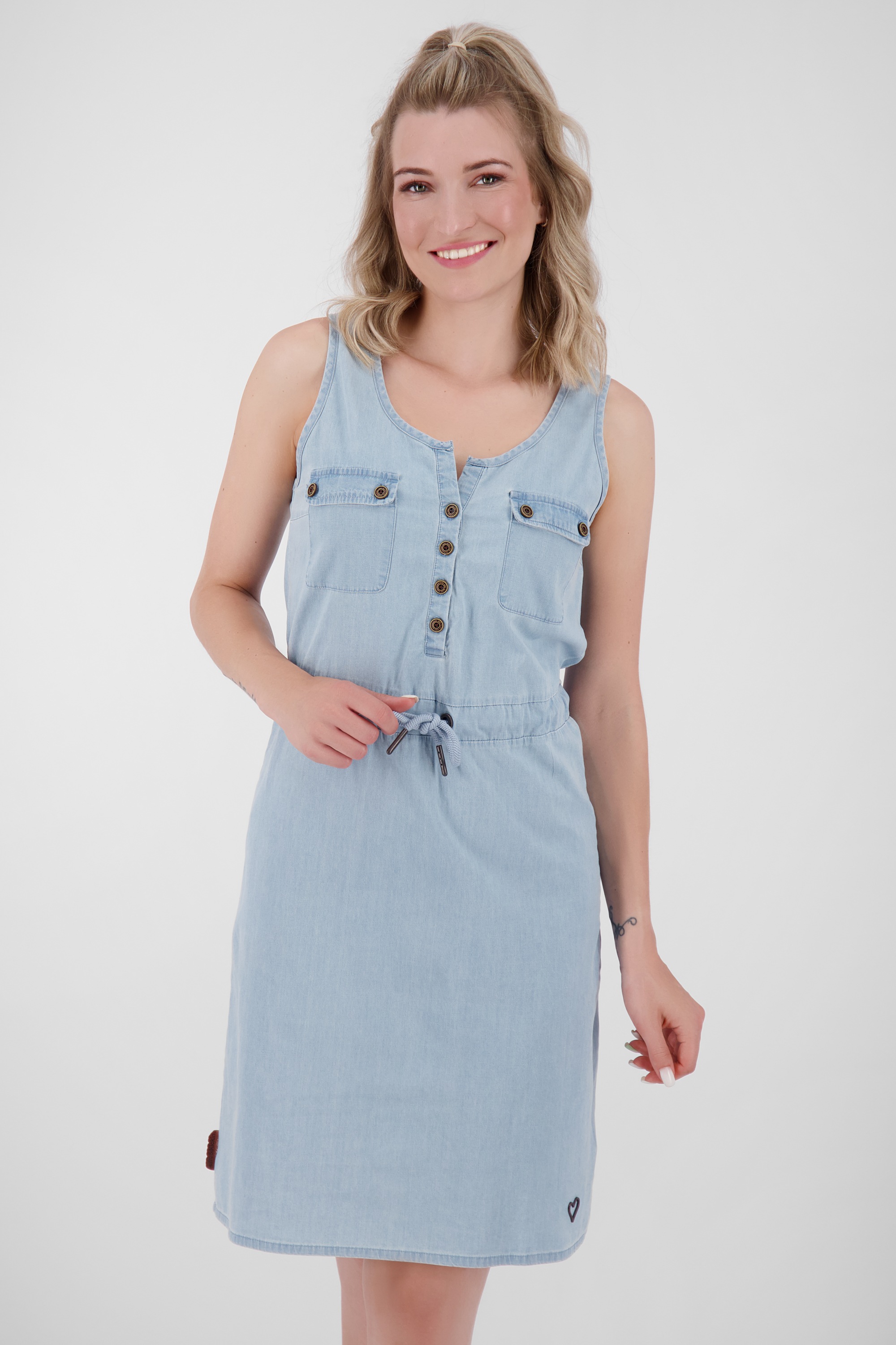Alife & Kickin Sommerkleid "Damen DorisAK DNM" günstig online kaufen