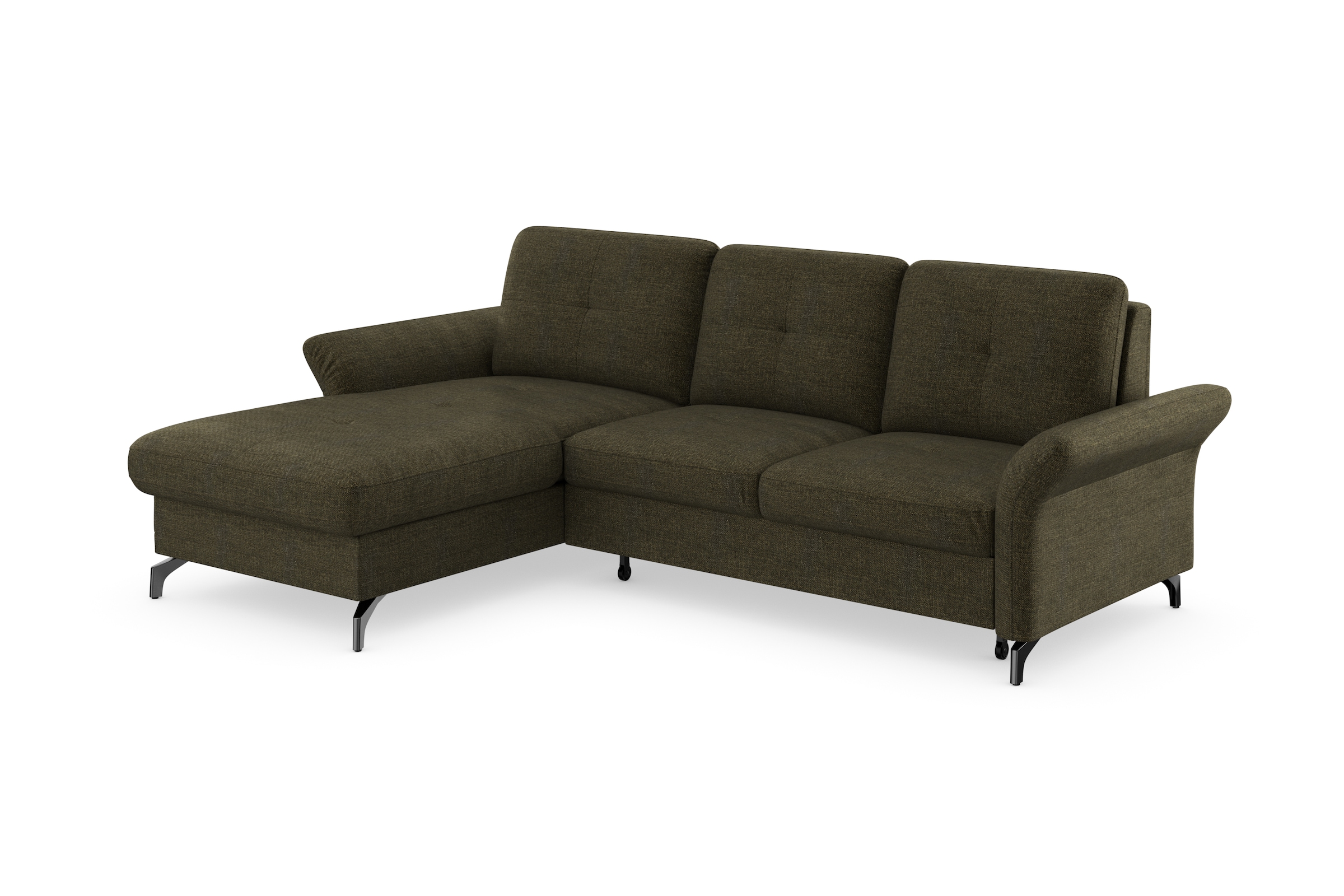 Places of Style Ecksofa "Calando L-Form", wahlweise mit Bettfunktion, Bettk günstig online kaufen