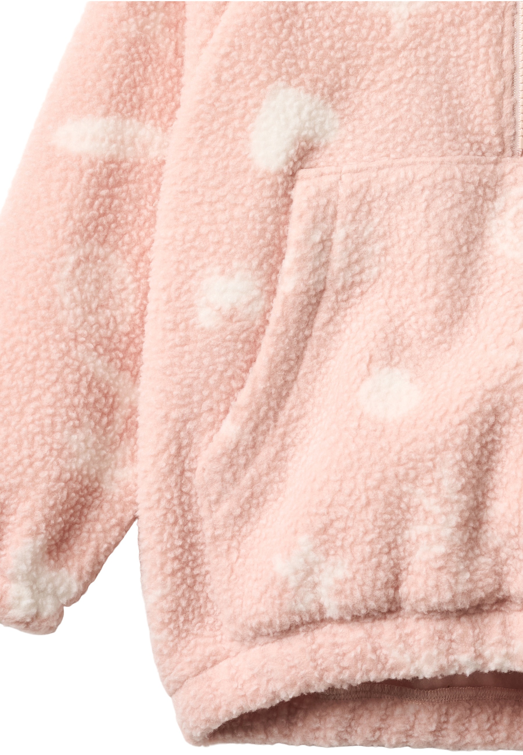 WHEAT Fleecejacke »WHEAT Fleece Anorak Moon« 1 Stk. tlg. ohne Kapuze reflektierend