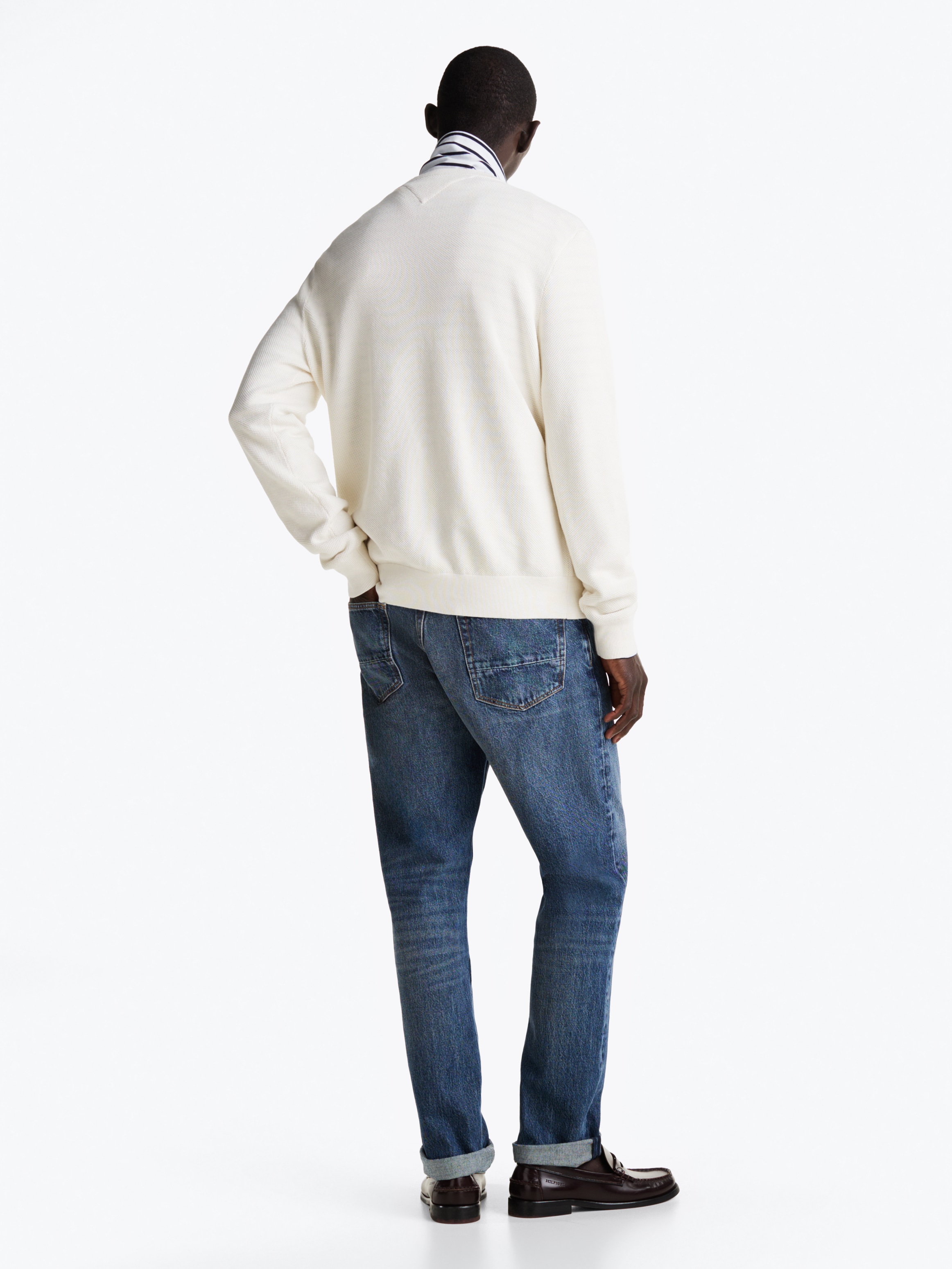 Tommy Hilfiger Rundhalspullover »ESSENTIAL STRUCTURE CREW NECK«, mit feiner Struktur