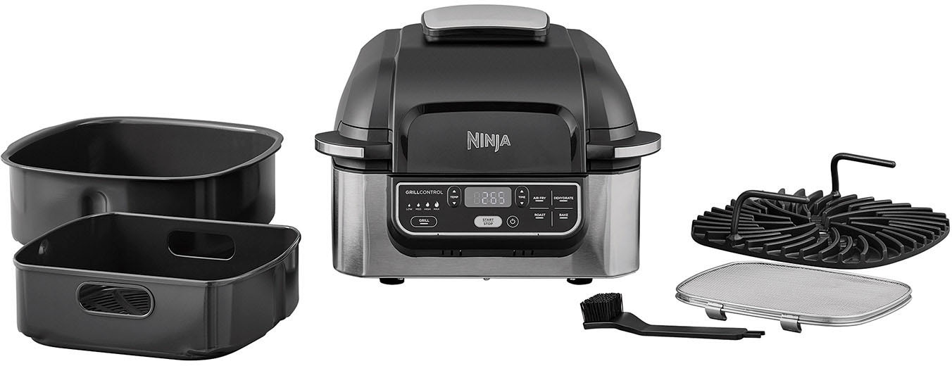 NINJA Heißluftfritteuse »und Grill AG301EU«, 1760 W, bis zu 5,8 L Volumen, incl. Zubehör