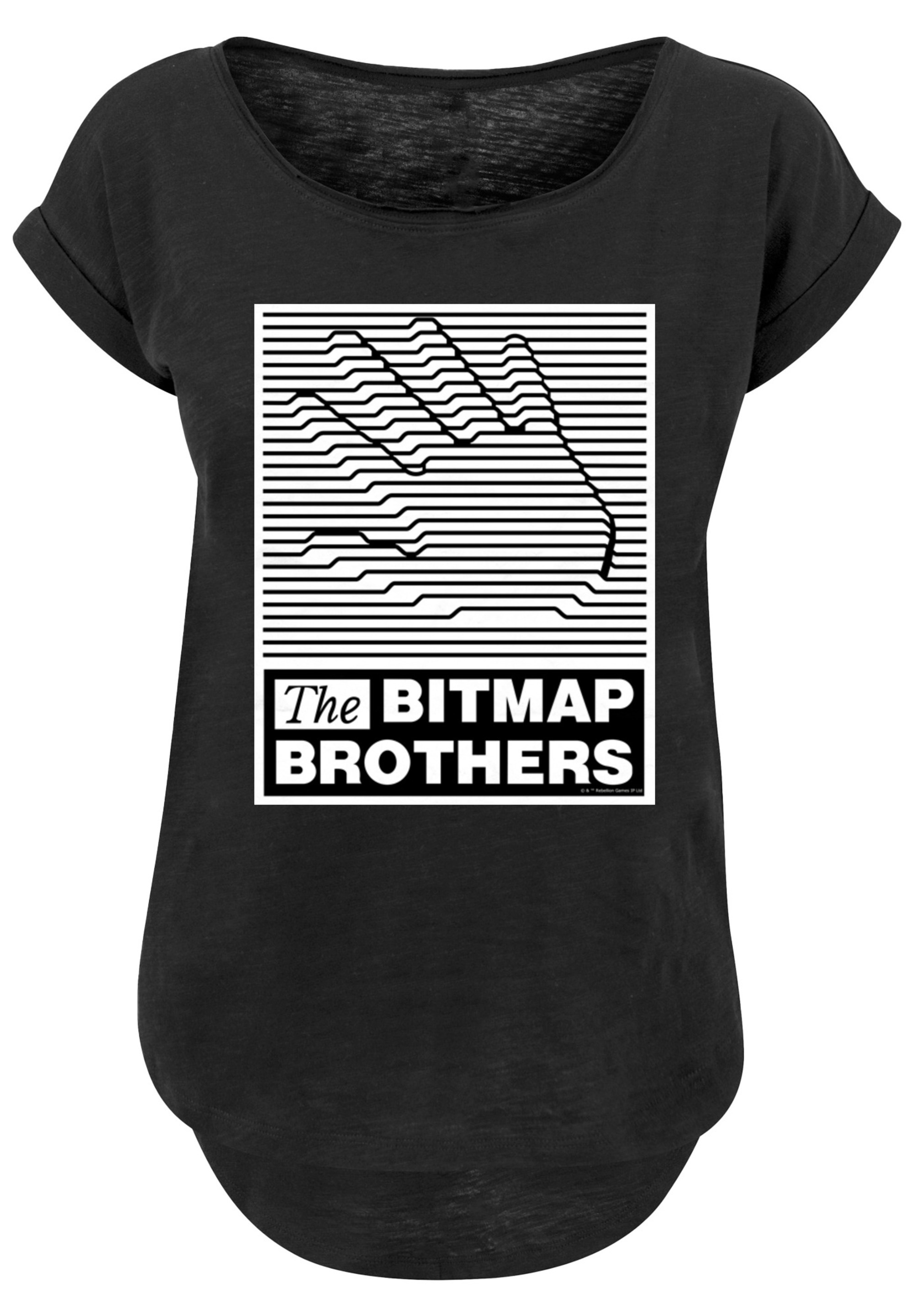 F4NT4STIC T-Shirt »Retro Gaming Bitmap Bros«, Print
