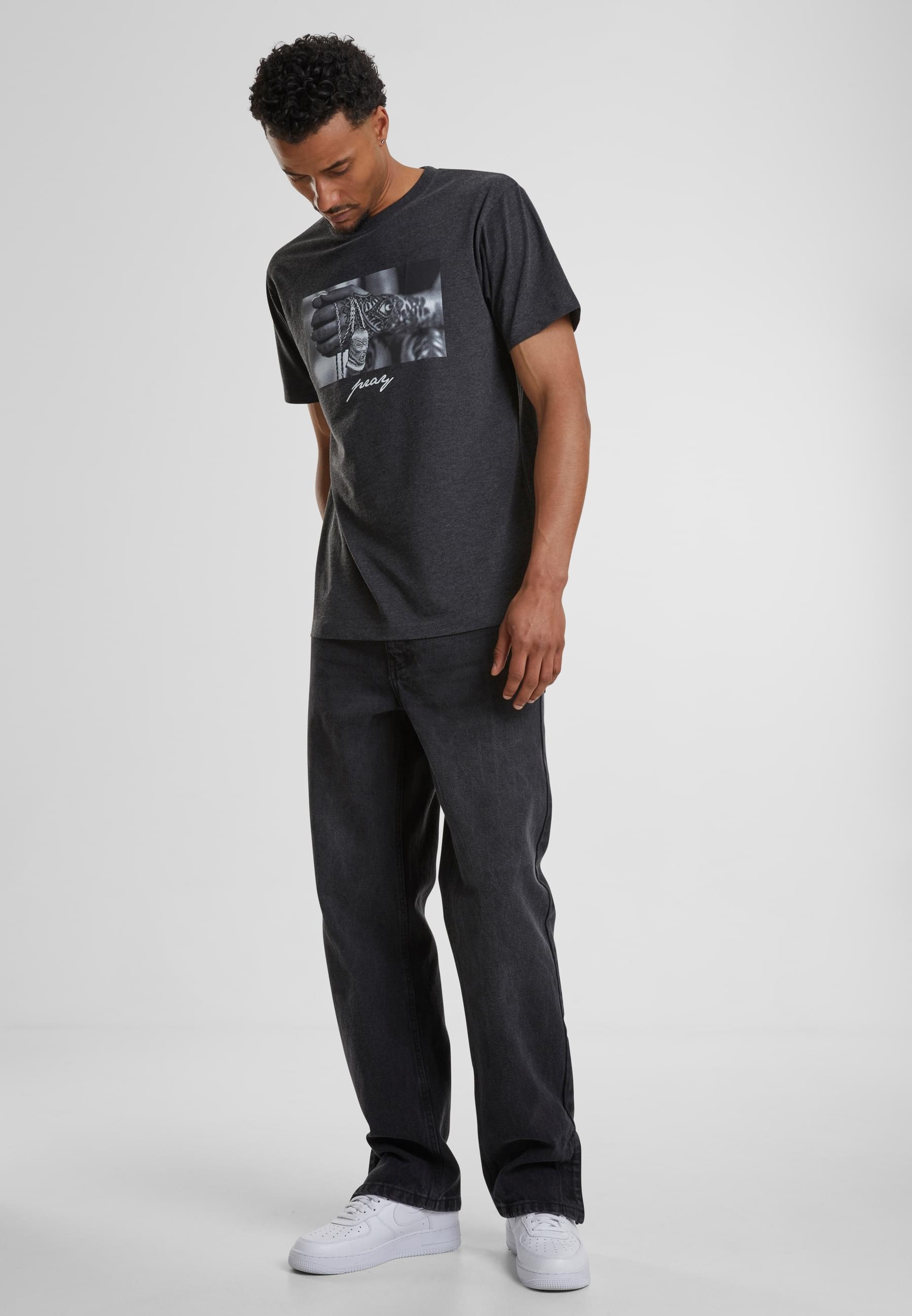 MisterTee T-Shirt »MisterTee Herren Pray 2.0 Tee«, (1 tlg.)
