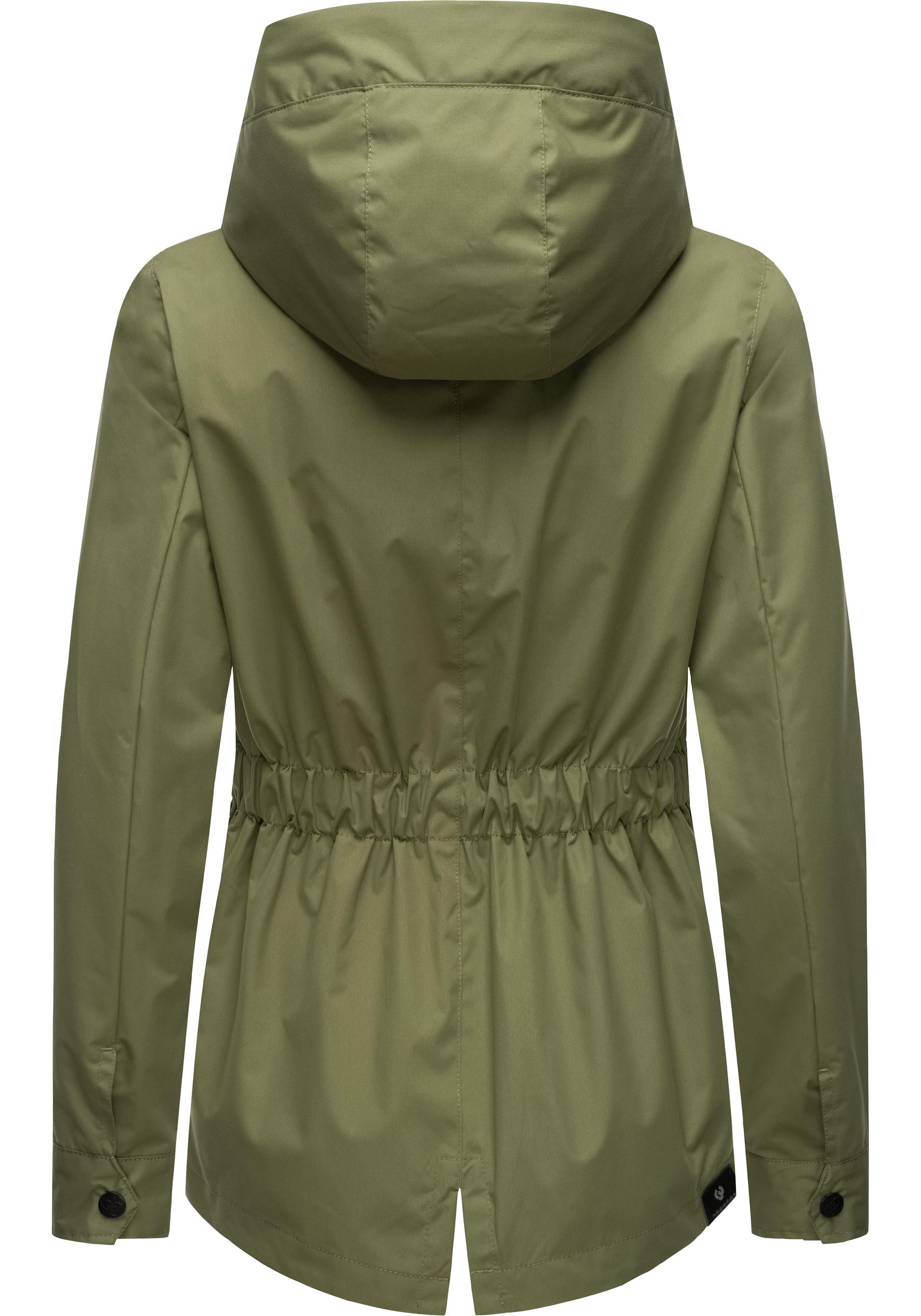 Thumbnail - Ragwear Outdoorjacke "Monade Übergang", mit Kapuze, stylische Übergangsjacke mit großer Kapuze