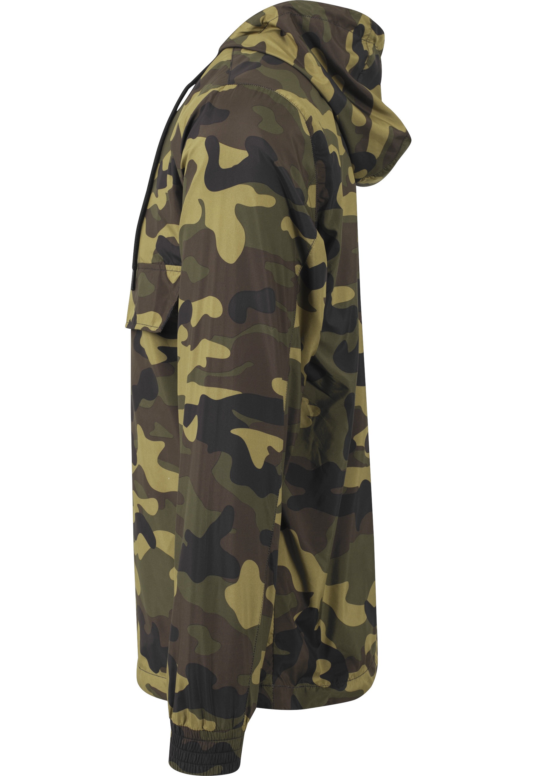 URBAN CLASSICS Anorak »Urban Classics Herren Camo Pull Over Windbreaker« 1 Stk. tlg. mit Kapuze