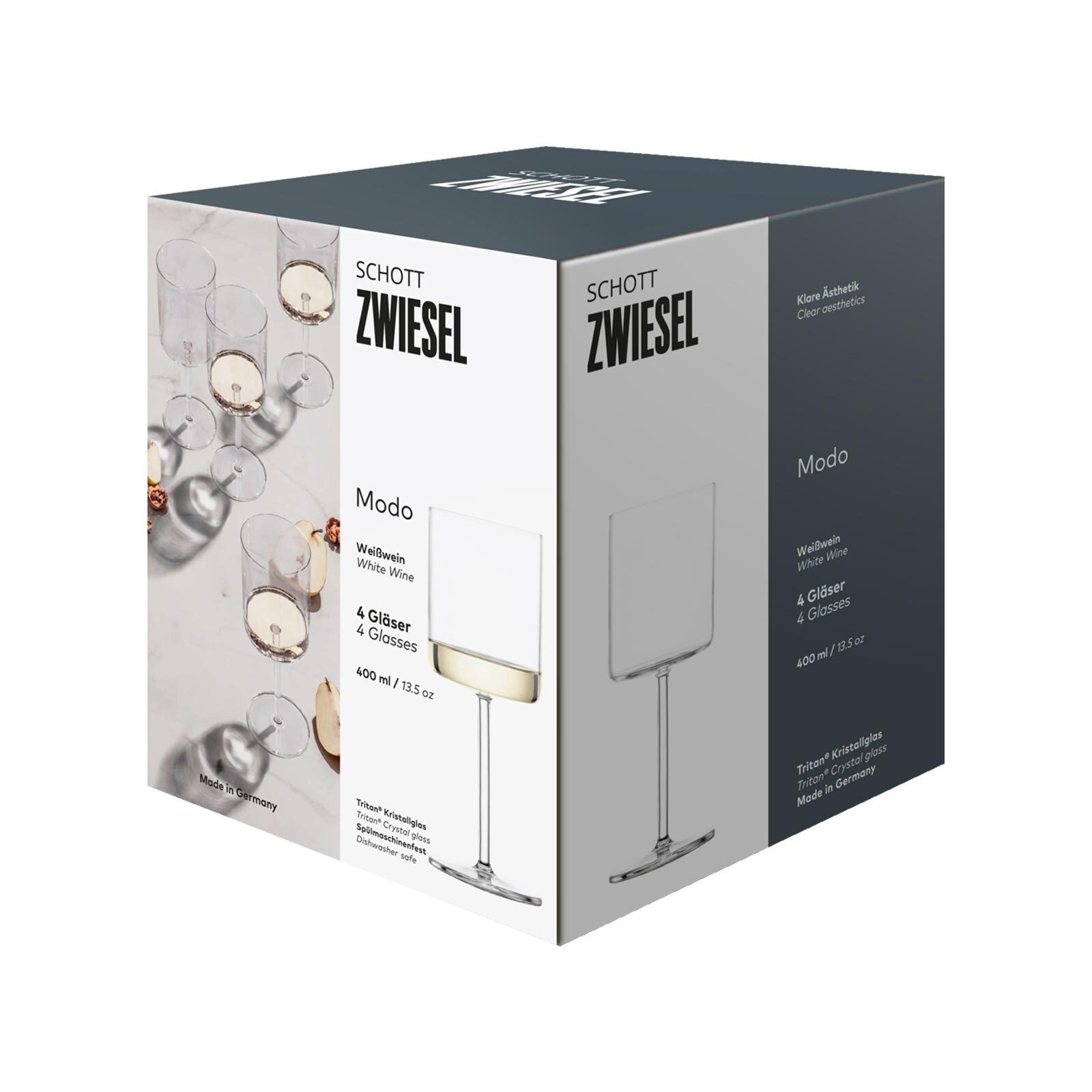 Thumbnail - SCHOTT-ZWIESEL Sektglas "Weißweingläser Modo 400 ml 4er Set transparent"