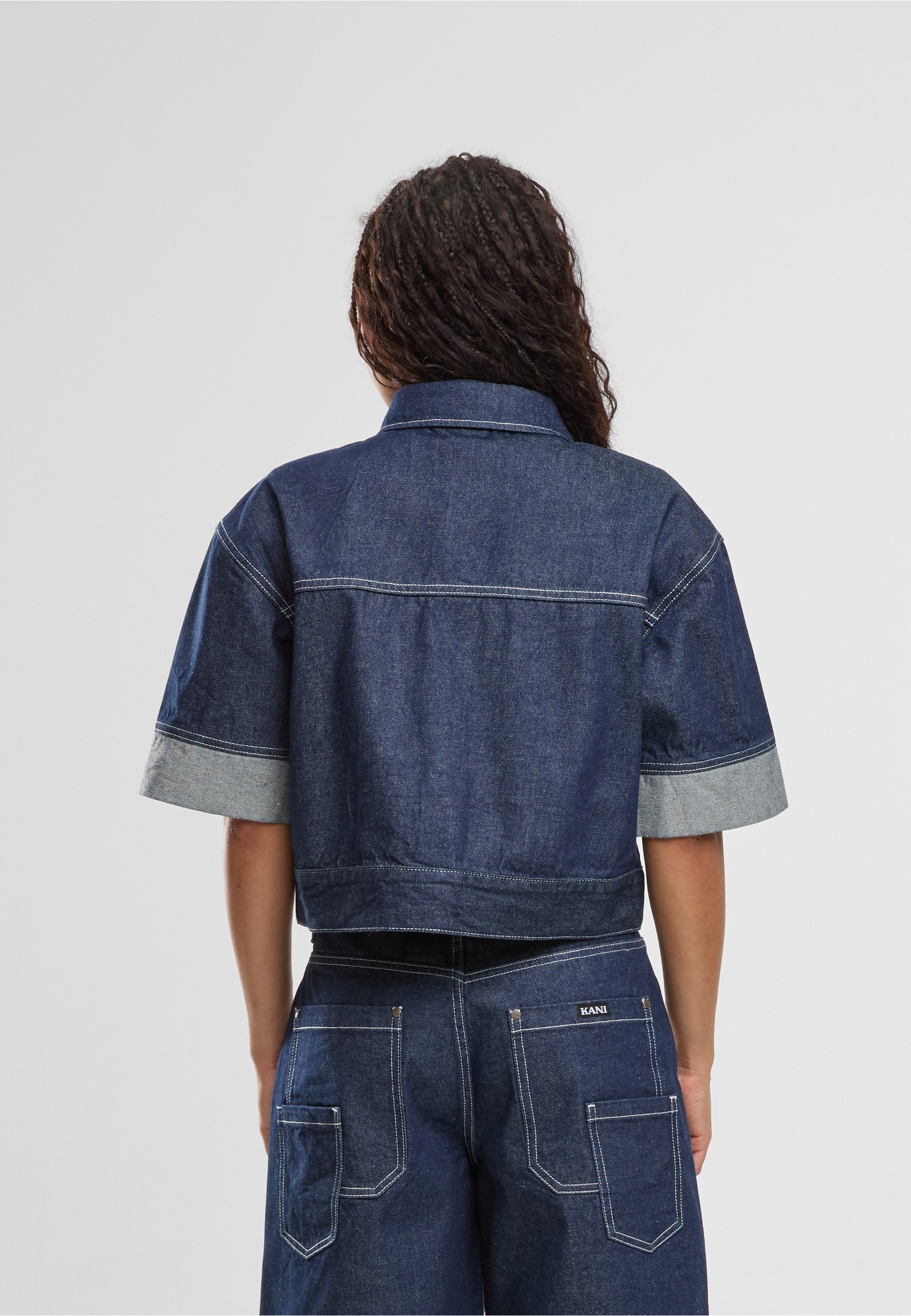 Karl Kani Jeansjacke »Karl Kani Retro Denim Shirt« 1 Stk. tlg. ohne Kapuze