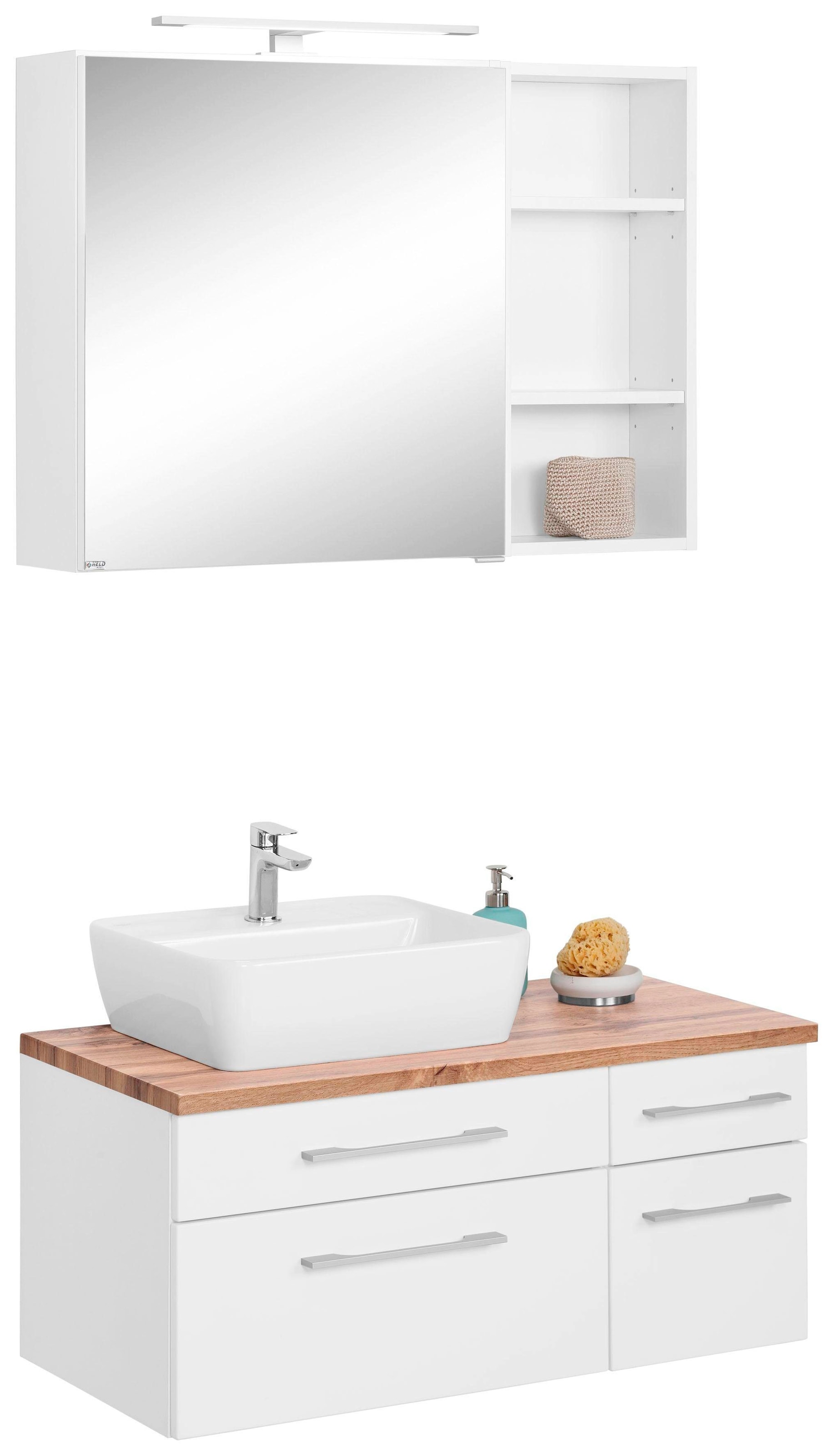 welltime Badmöbel-Set "Davos" 3 Stk. tlg. günstig online kaufen