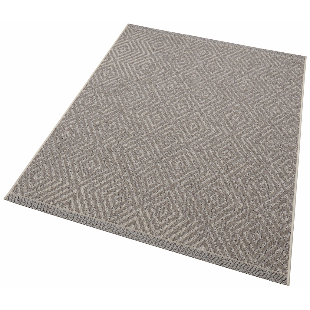 freundin Home Collection Teppich »Sea«, rechteckig, In-und Outdoor geeignet, Strapazierfähig und pflegeleicht, Flachgewebe