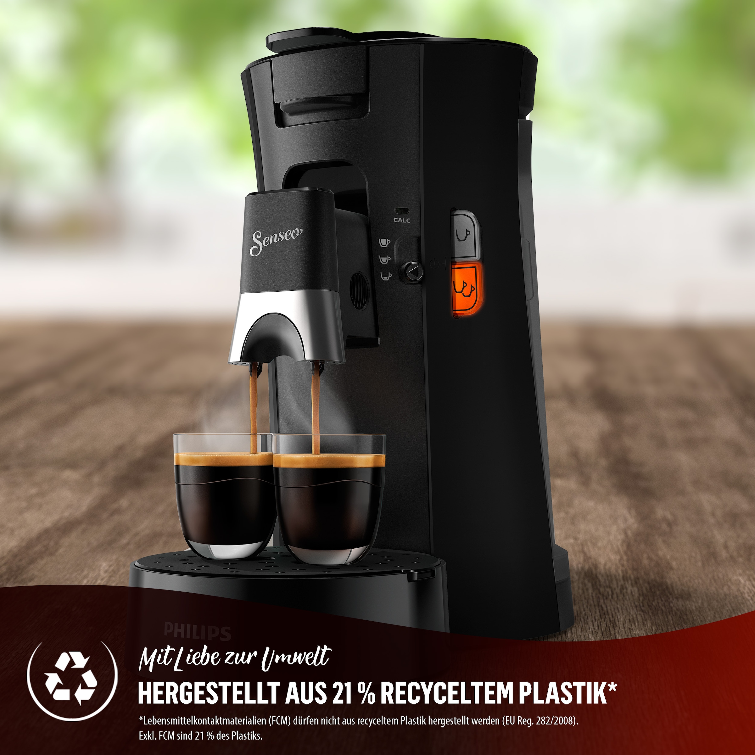 Philips Senseo Kaffeepadmaschine »Select CSA230/69, mit drei Kaffee-Einstellungen, aus 21% rec. Plastik,«, 100 Senseo Pads kaufen und bis zu 33 € zurückerhalten