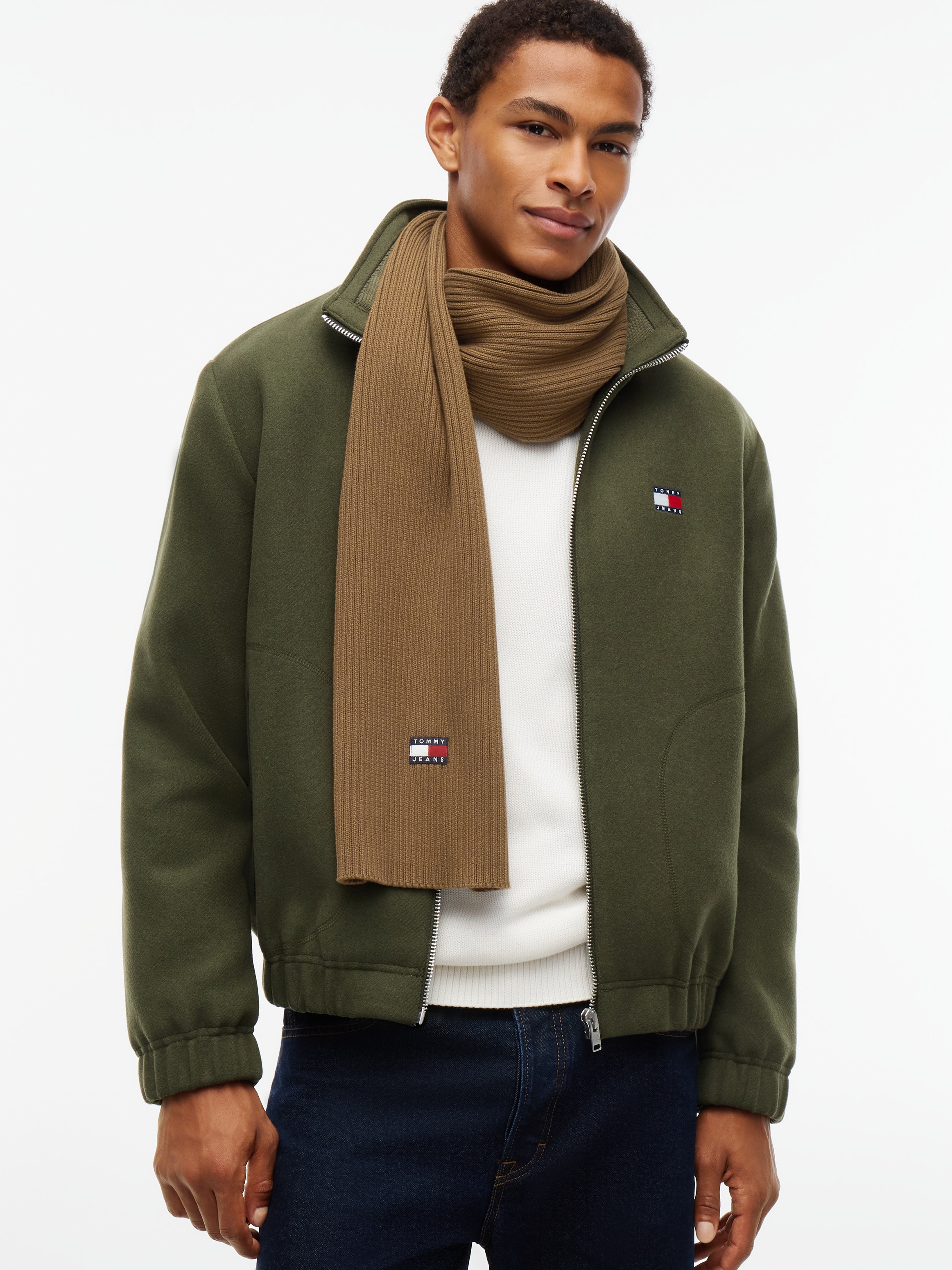 Tommy Jeans Schal »TJM HERITAGE CORE« Rippstrick, 190 x 28 cm