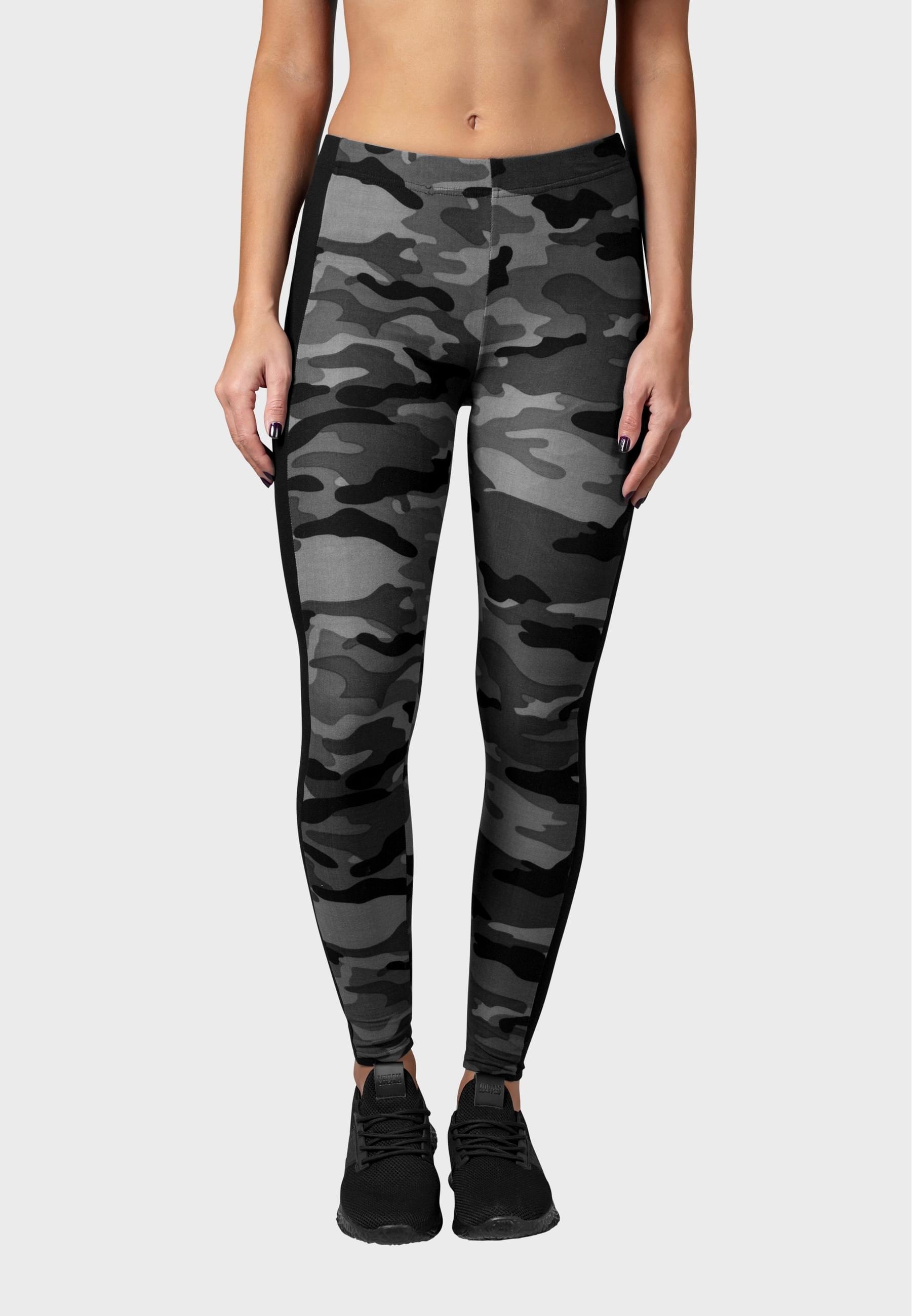 URBAN CLASSICS Leggings »Urban Classics Damen Ladies Camo Stripe Leggings«