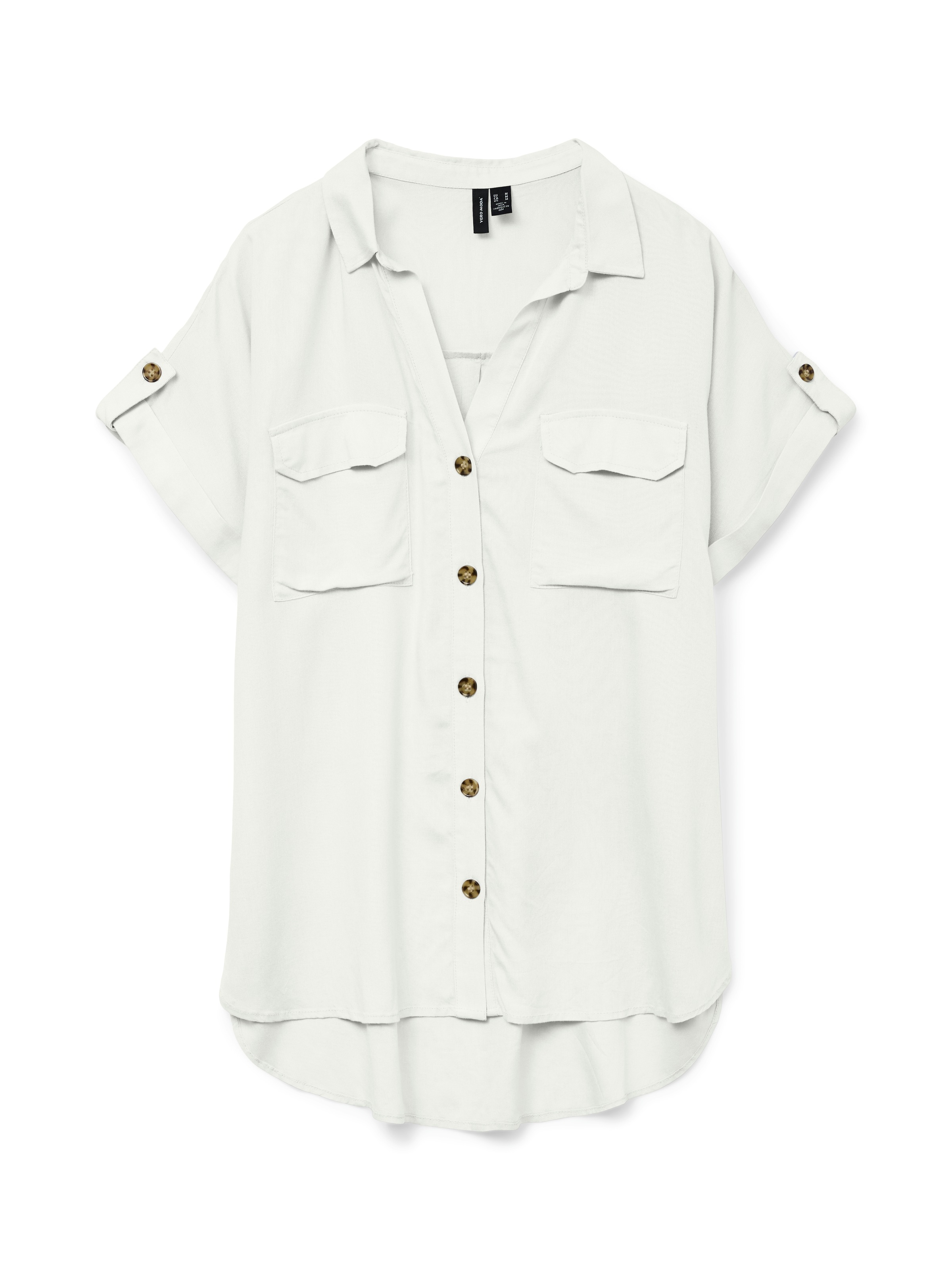 Vero Moda Hemdbluse »VMBUMPY S/S SHIRT WVN GA NOOS«