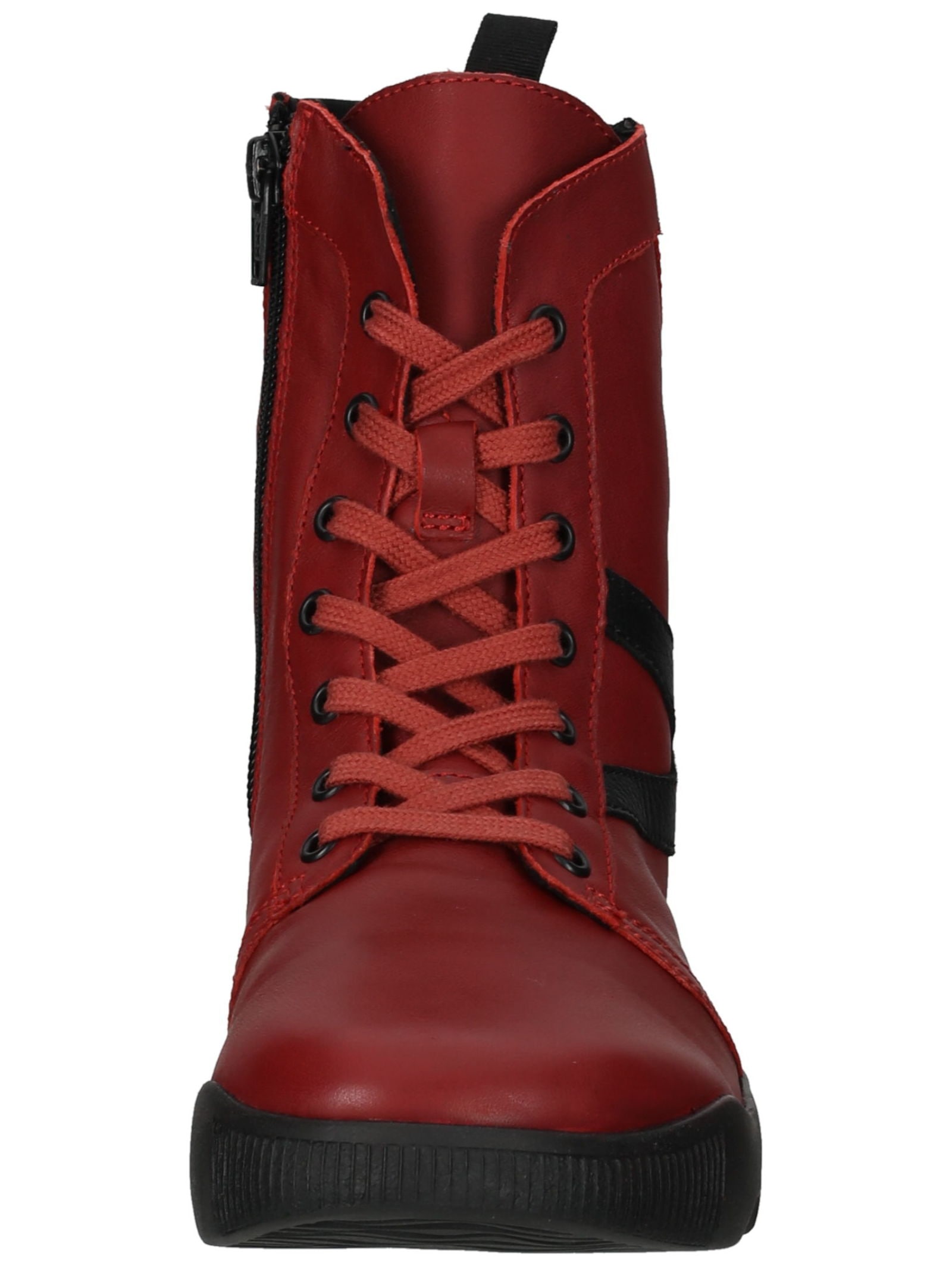 softinos Schnürstiefelette »softinos Stiefelette Leder/Textil«