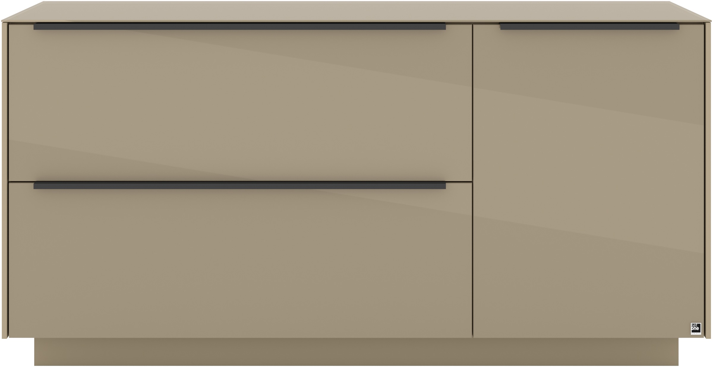 set one by Musterring Lowboard »Reno« 1 Stk. tlg. Mit Sockel in diversen Farben, 71 cm Höhe & Farbauswahl