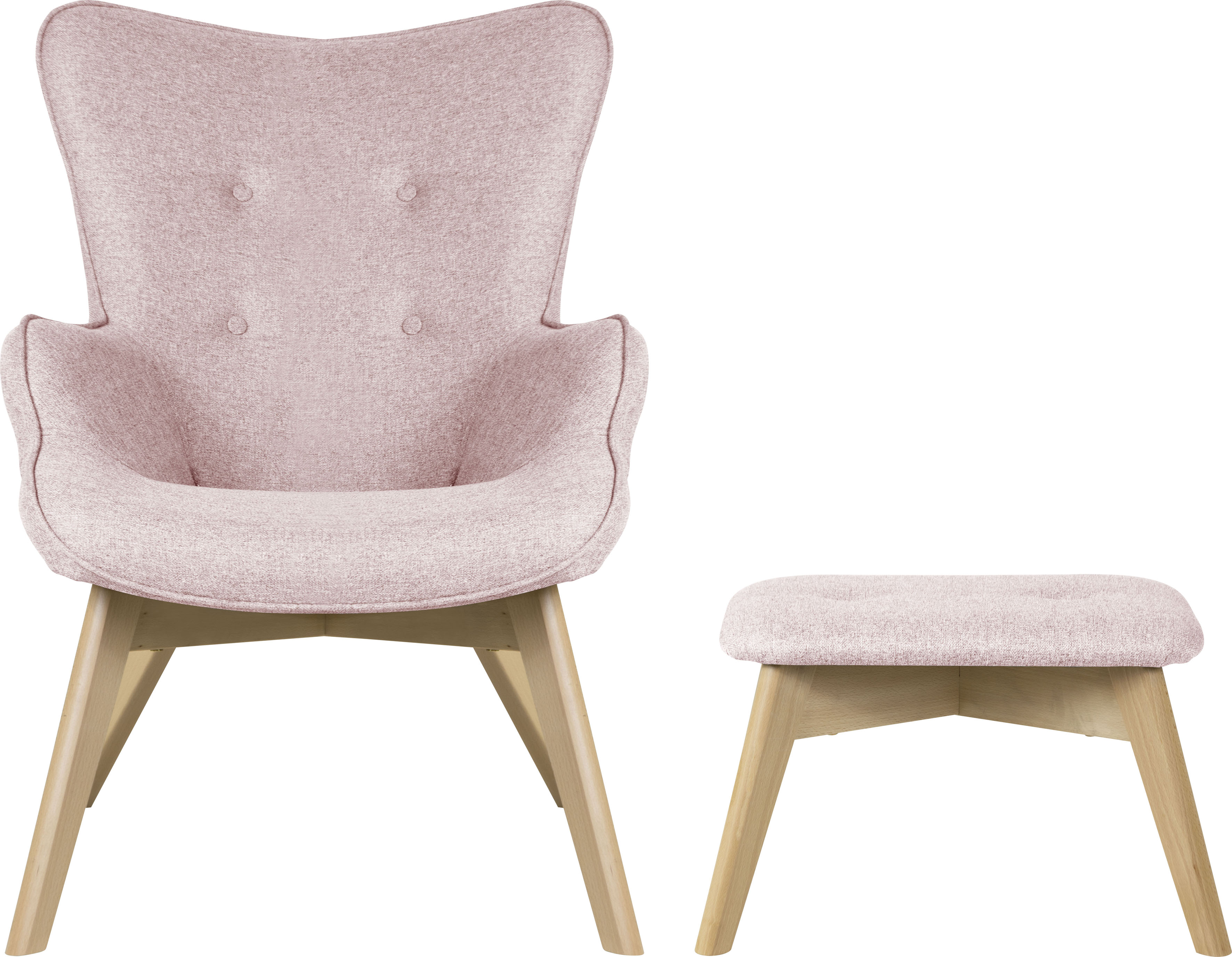 Thumbnail - Home affaire Sessel "Nicko" wahlweise mit und ohne Hocker