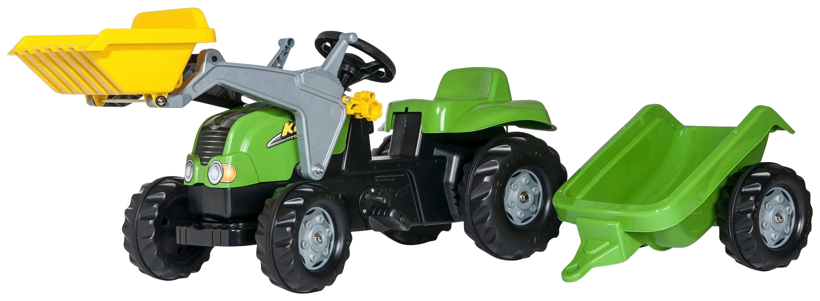 rolly toys® Tretfahrzeug, Traktor mit Trailer und Lader