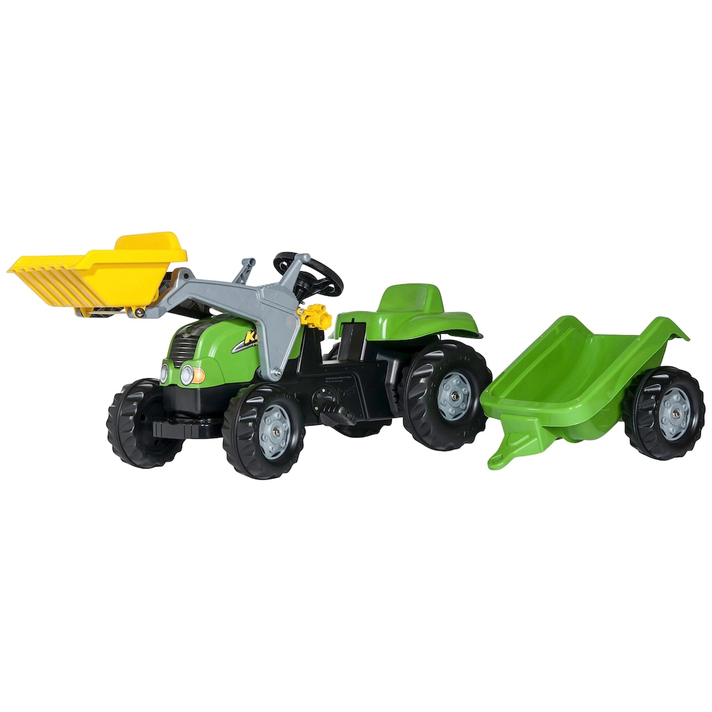 Rolly Toys Tretfahrzeug, Traktor mit Trailer und Lader