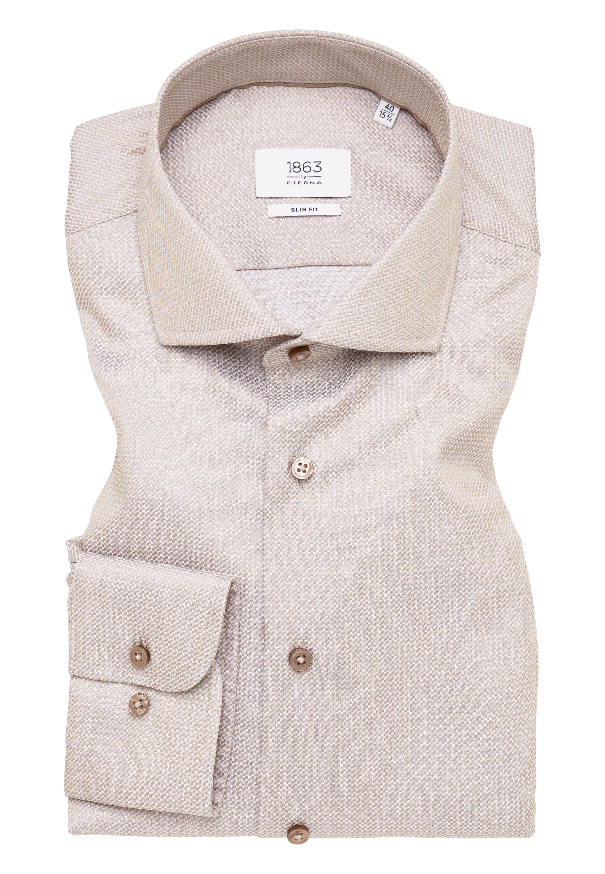 Eterna Langarmhemd »SLIM FIT«, NON IRON (bügelfrei)