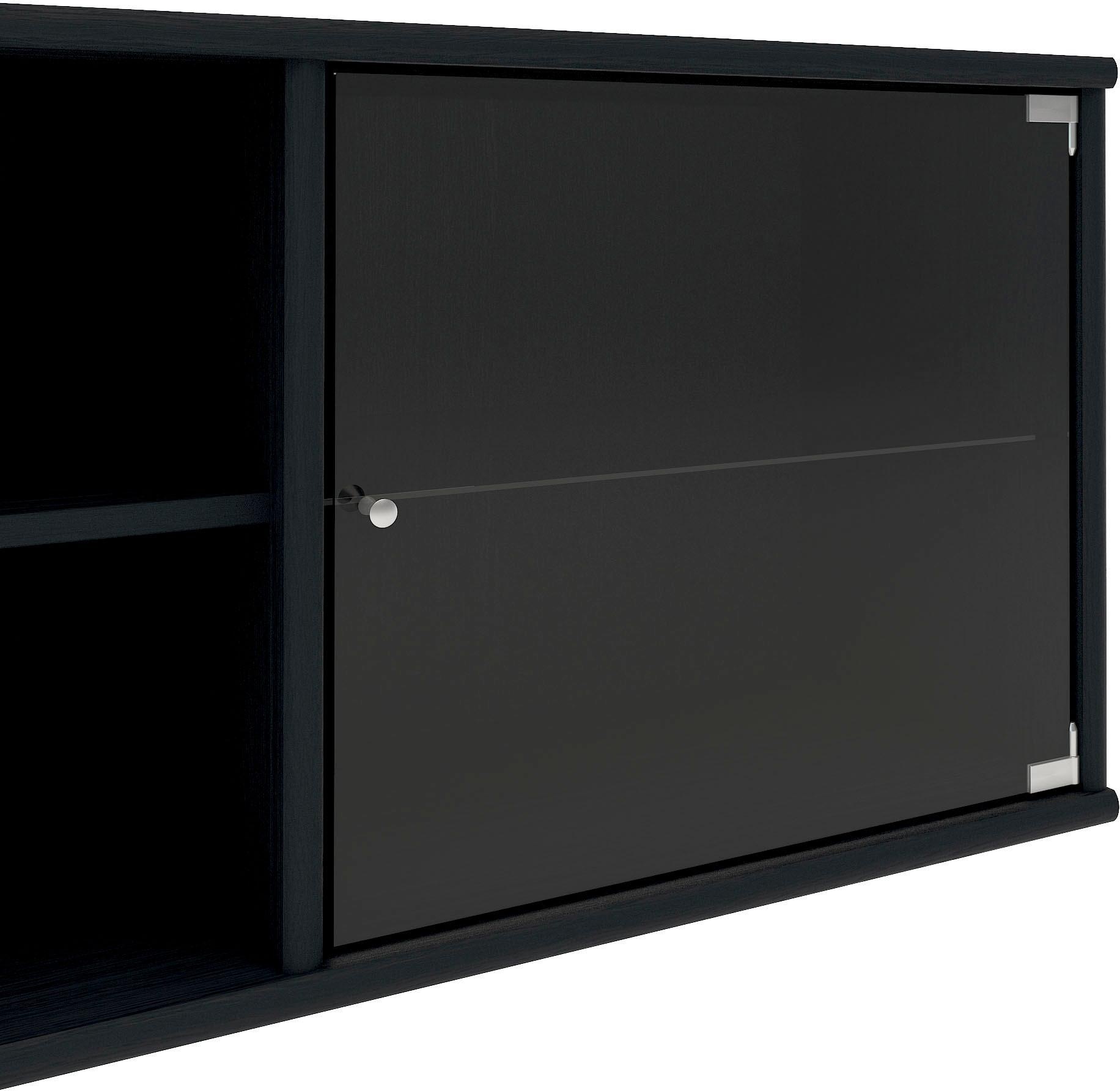 Hammel Furniture Lowboard »Mistral, Hochwertig Schrank, hängend/stehend montierbar«, mit zwei Glastüren, B: 133 cm, anpassungsbar Designmöbel