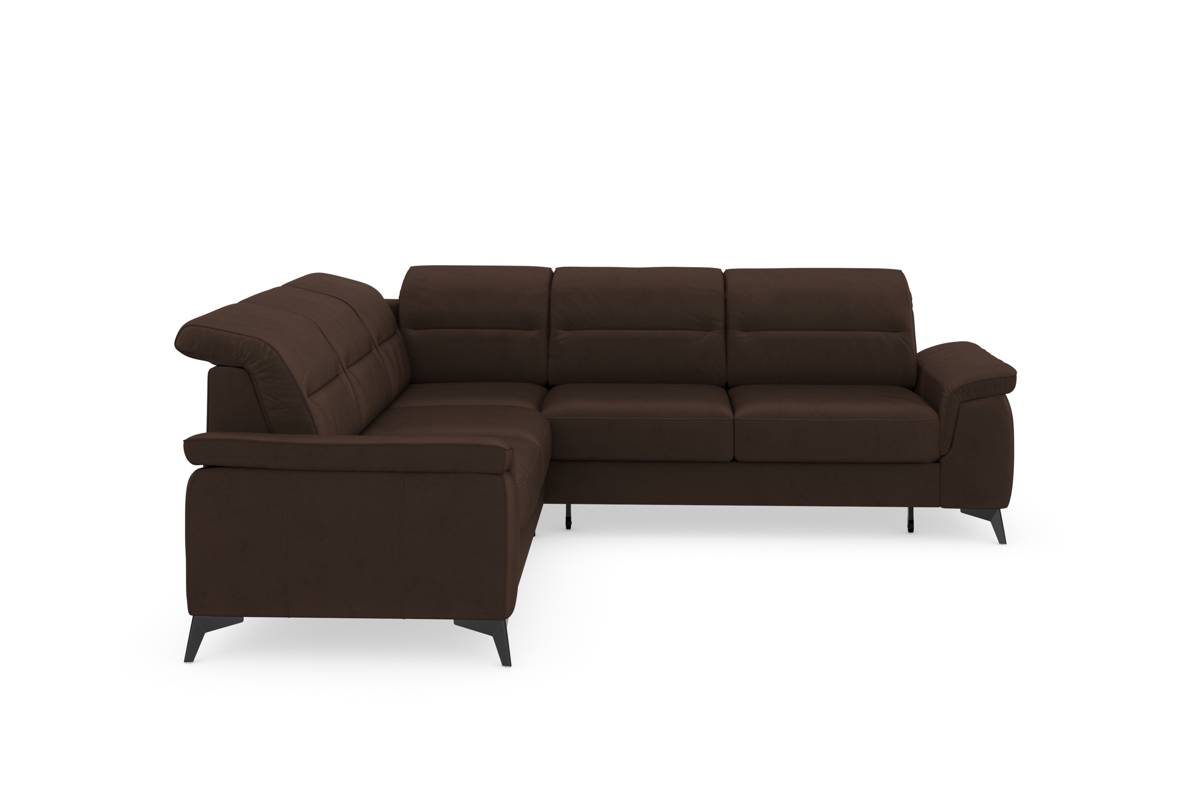 sit&more Ecksofa "Sinatra L-Form" optinal mit Kopfteilverstellung und Armte günstig online kaufen