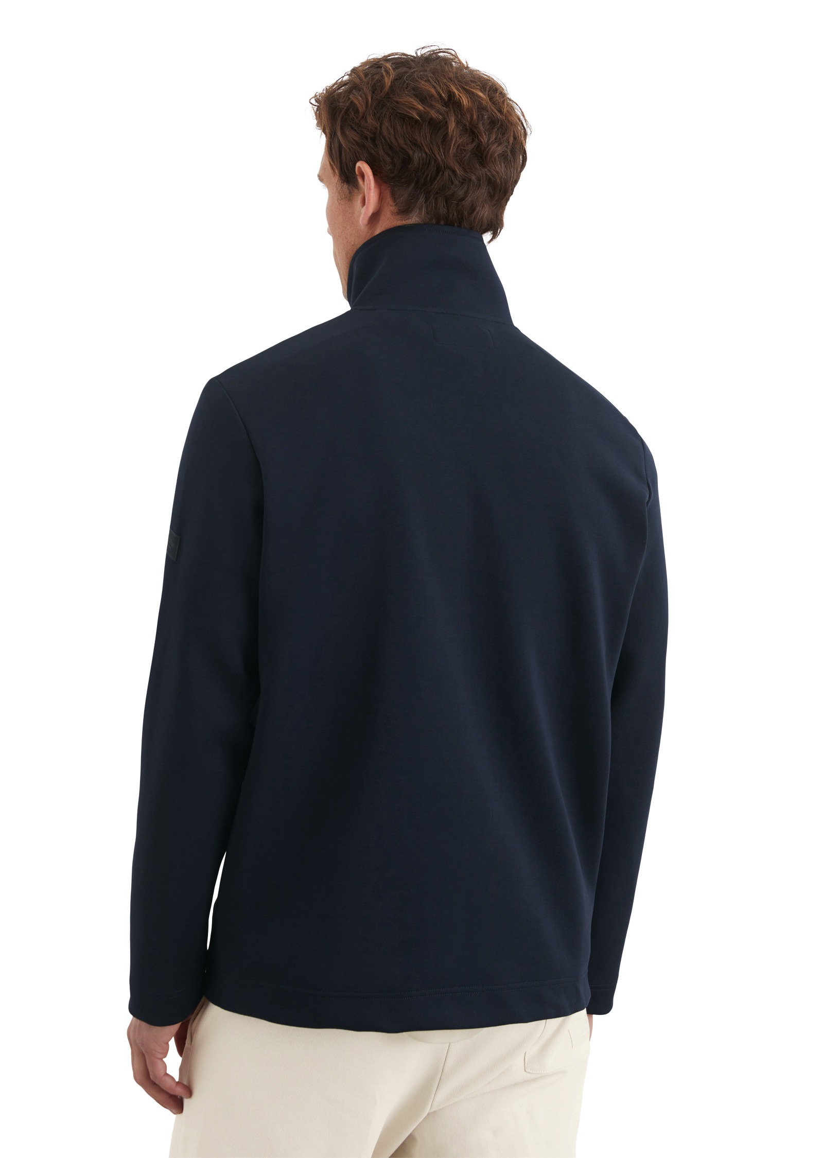 Marc O'Polo Sweatjacke »in hochwertigem Scuba-Interlock-Sweat«