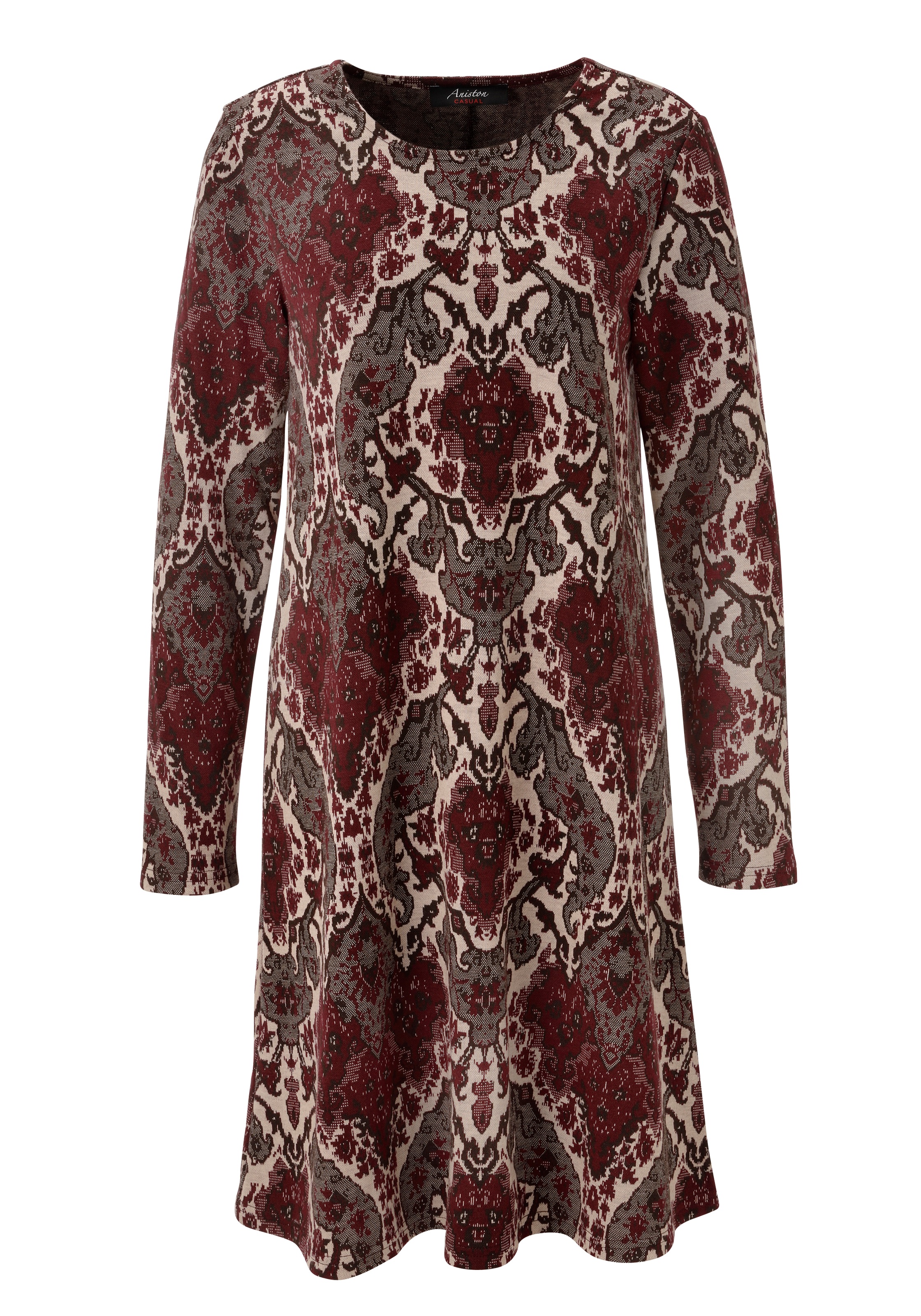 Aniston CASUAL A-Linien-Kleid, mit extravagantem Ornament-Muster - NEUE KOLLEKTION