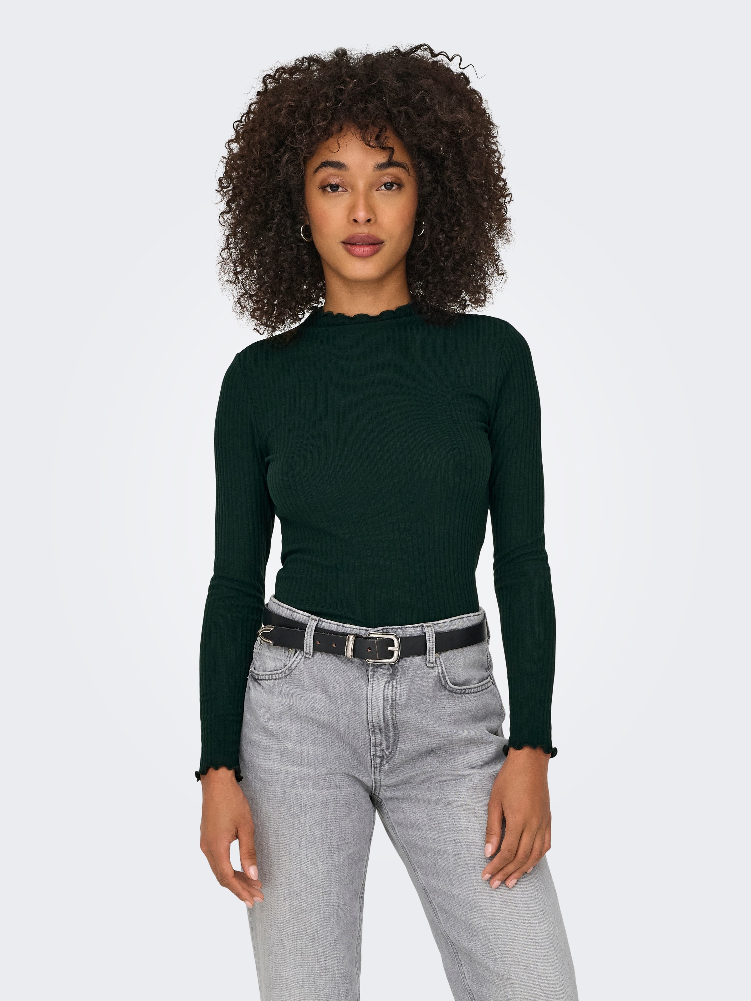 ONLY Langarmshirt "ONLEMMA L/S HIGH NECK TOP" günstig online kaufen