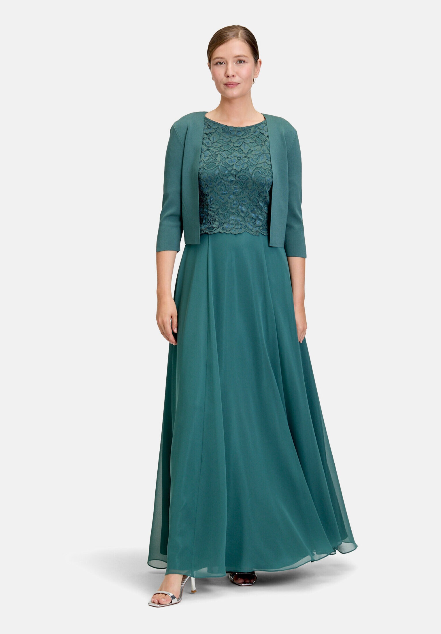 Vera Mont Strickjacke "Damen langarm" 1 Stk. Ärmelschlitz