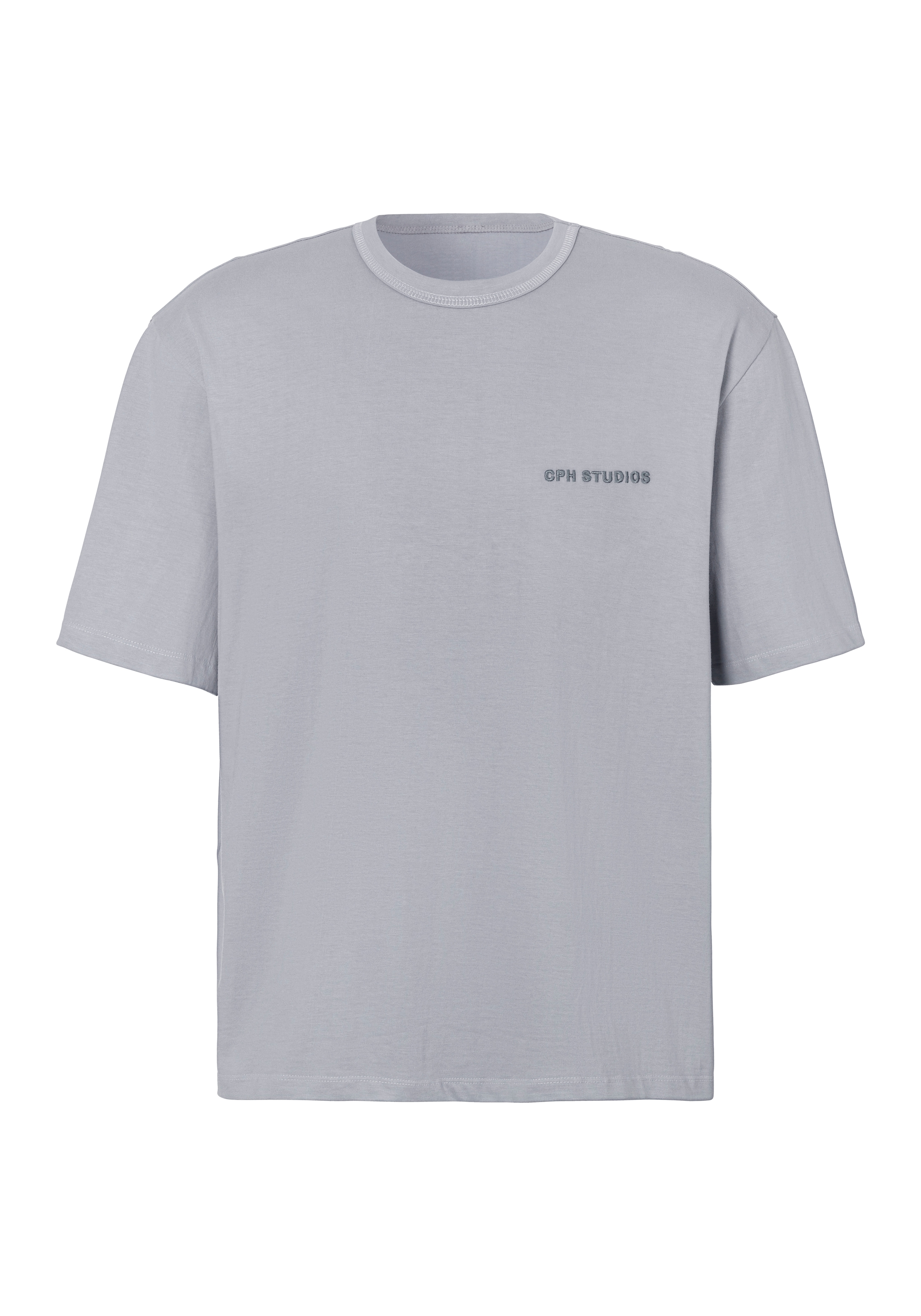 Copenhagen Studios T-Shirt »mit hochwertiger Logostickerei«, Loose-fit, Oversize-Shirt aus heavy Bio-Baumwoll-Qualität
