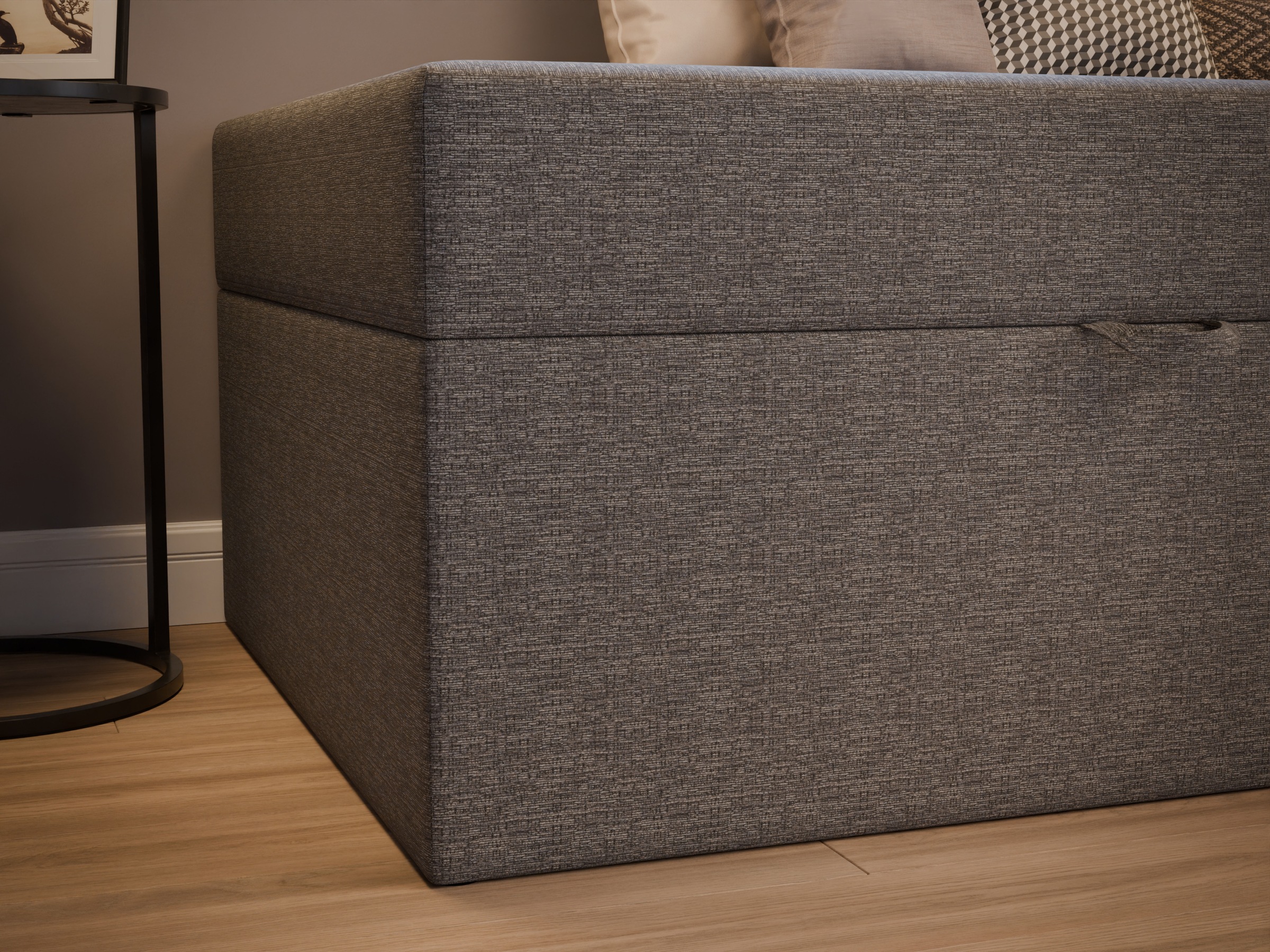FORTE Einzelbett »LUNO inkl. Bettkasten, Breite: 100cm«